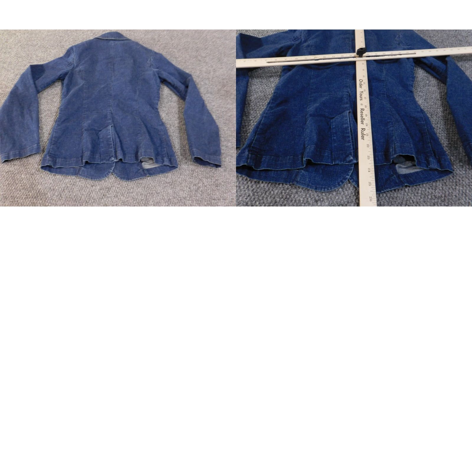 Eddie Bauer VINTAGE Eddie Bauer Jacket Women Denim Blue Retro Outdoors Classic Button Jacket Coat Casual Winter Lined Logo Blue Size S Womens Blue Denim Jacket Size S / US 4 / IT 40 - 8 Thumbnail