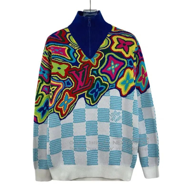 Louis Vuitton Louis Vuitton Colorful Knit Sweater for Men . Size US XS / EU 42 / 0 - 1 Thumbnail