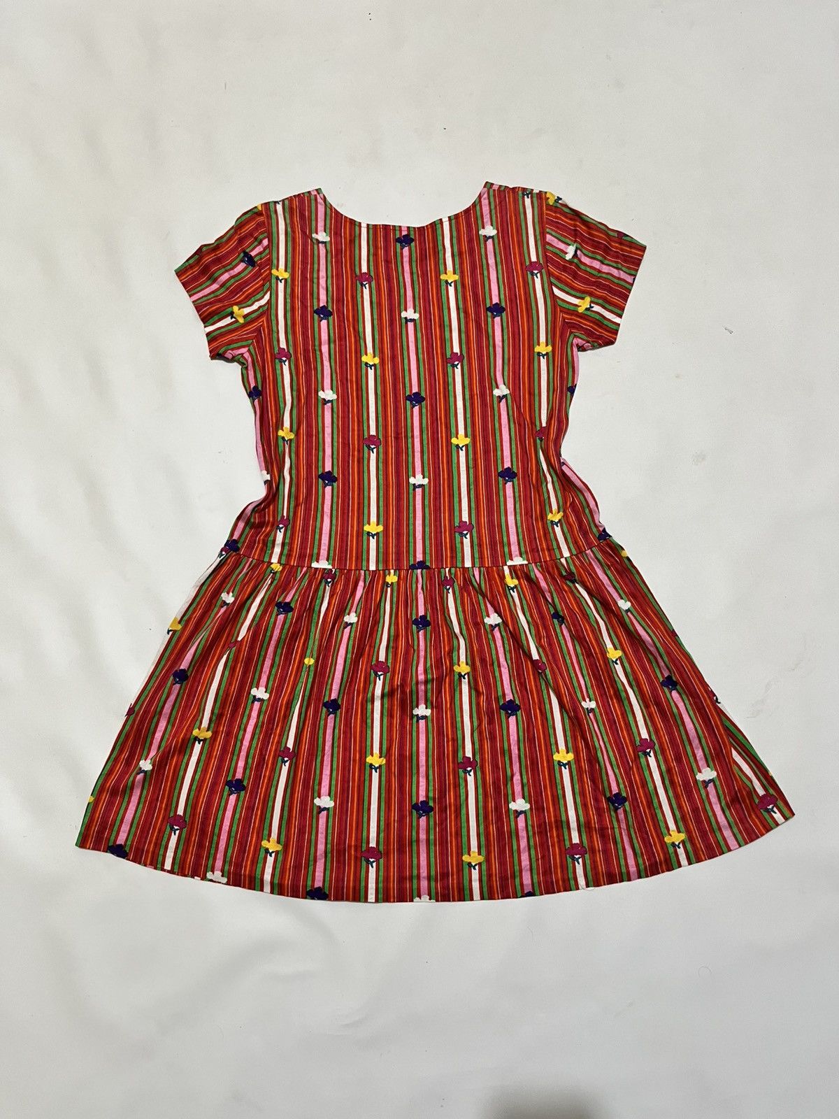 Yves Saint Laurent Flower multicolor mini dress Size M / US 6-8 / IT 42-44 - 2 Thumbnail