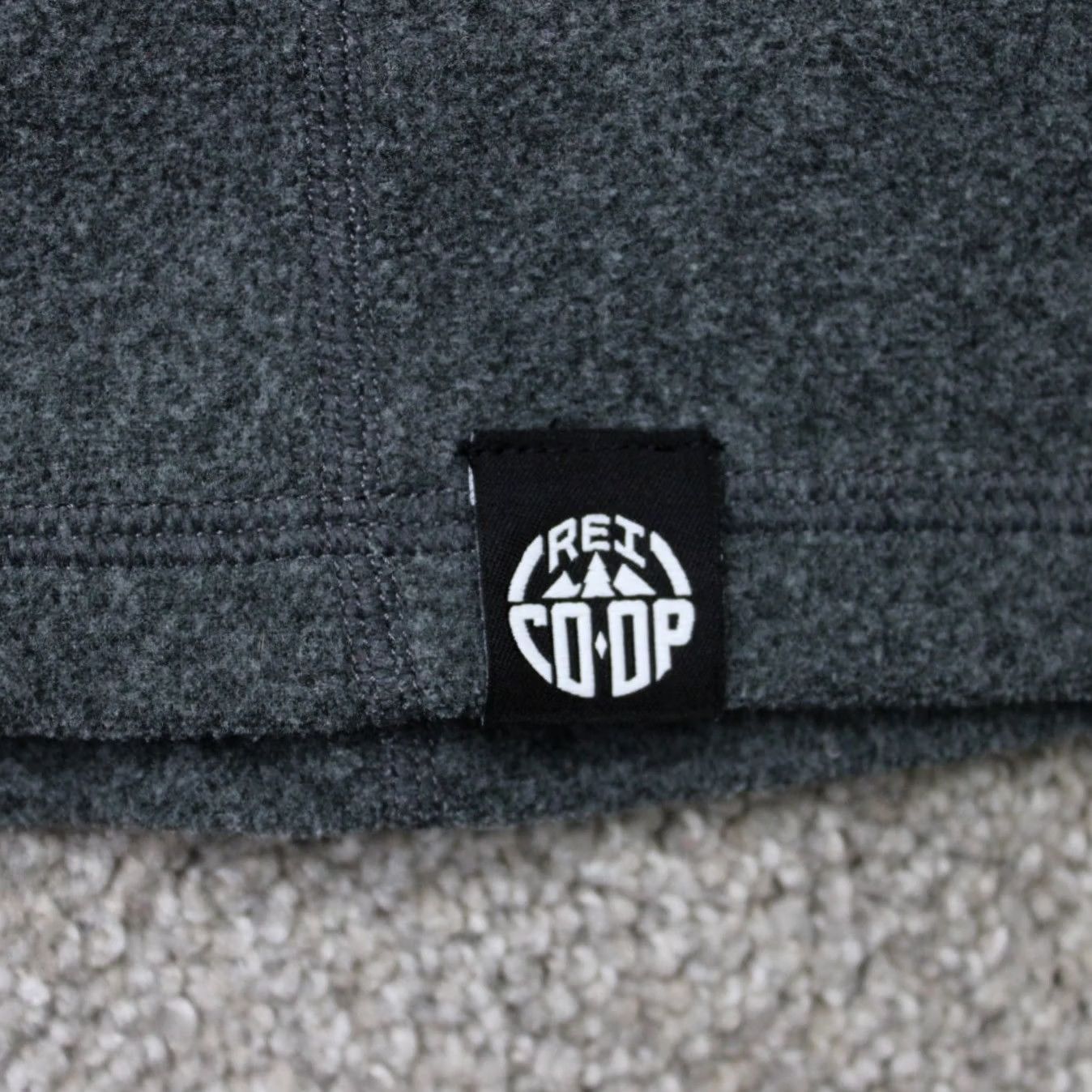 Vintage REI Co-op Sweatshirt Womens XL Gray 1/4 Zip Fleece Pullover Outdoor L/S Sweater Size XL / US 12-14 / IT 48-50 - 6 Thumbnail