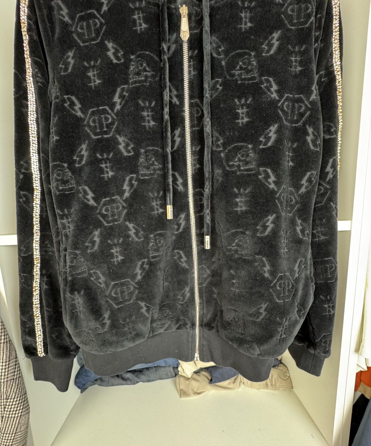 Philipp Plein Philipp Plein Women's Monogram Jogging Jacket Size S / US 4 / IT 40 - 15 Thumbnail