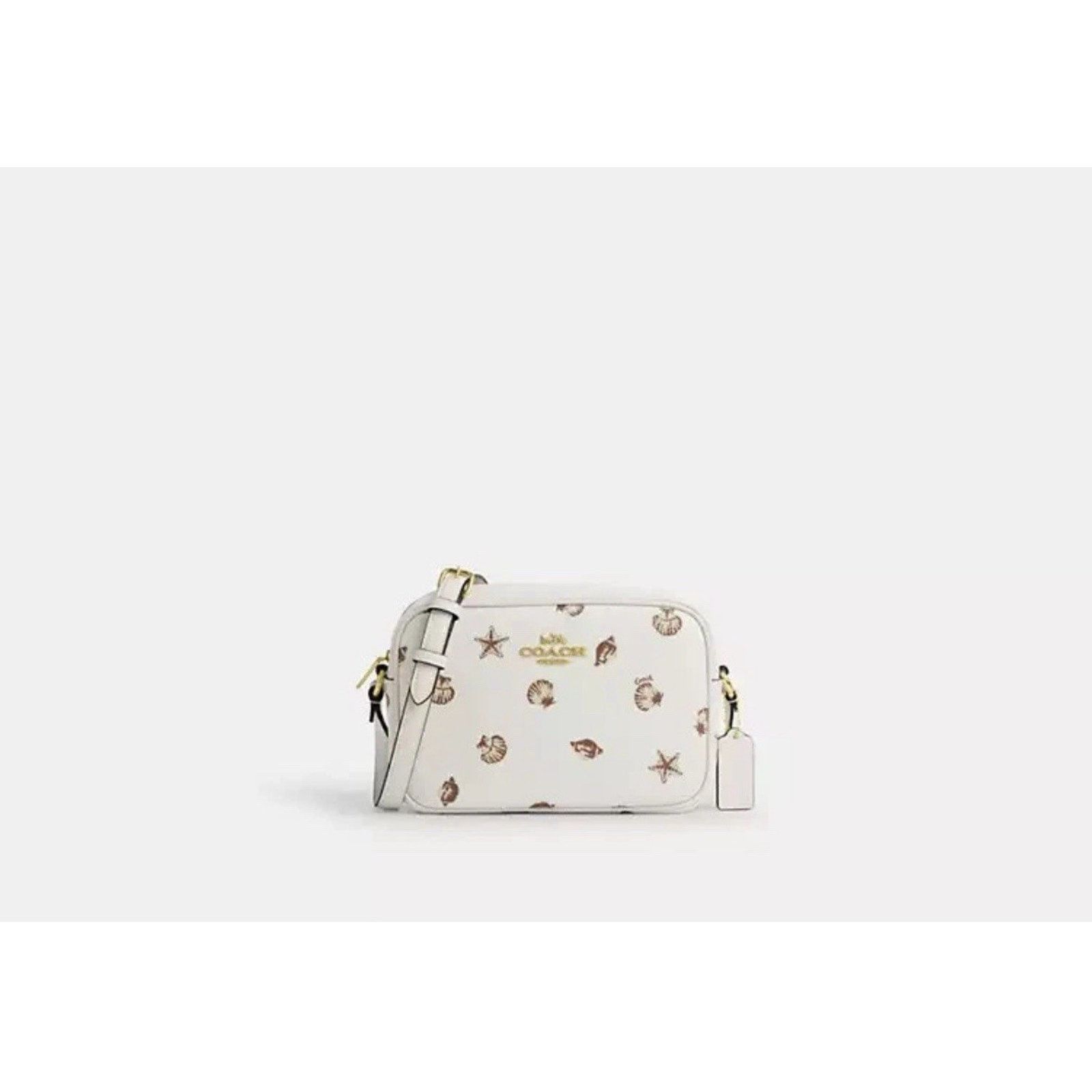 Coach NWT COACH Jamie Camera Bag Shell Print CBM17, Chalk/Multi Size ONE SIZE - 6 Thumbnail