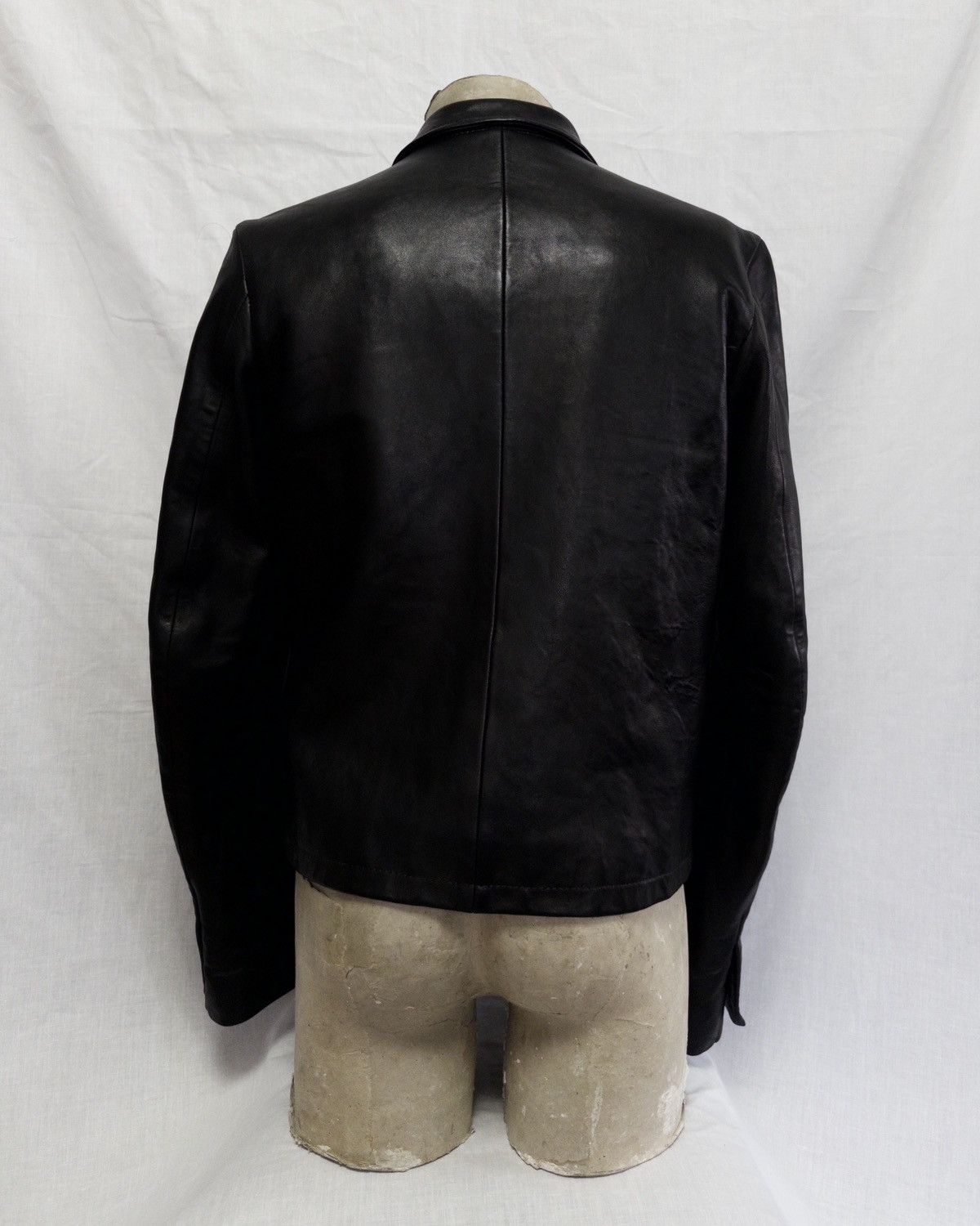Handmade Full grain leather lamb jacket+sterling silver Size US M / EU 48-50 / 2 - 3 Thumbnail