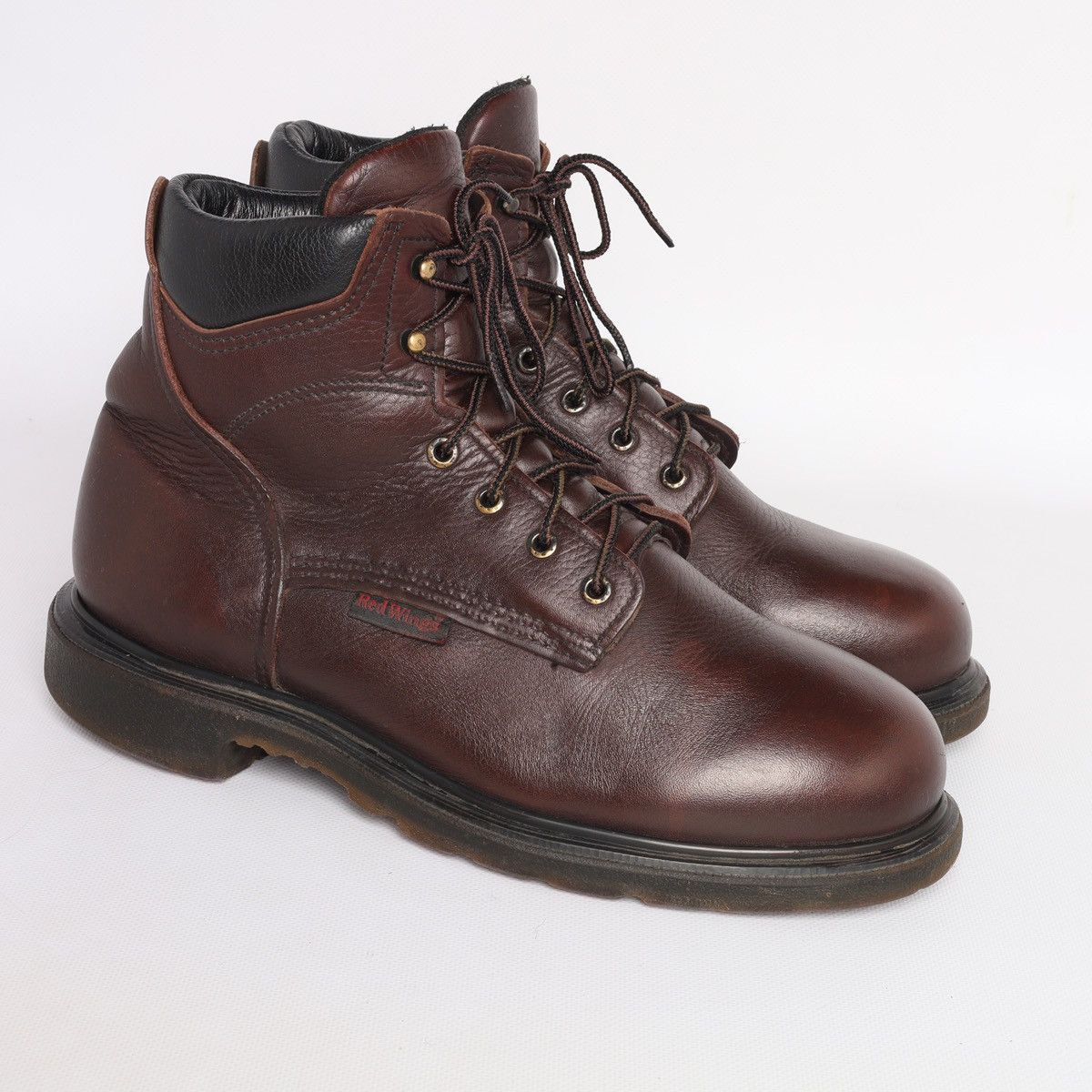 Red Wing Red Wing 606 Work Boots Leather Nutmeg Ebbtide Shoes USA Size US 9.5 / EU 42-43 - 6 Thumbnail