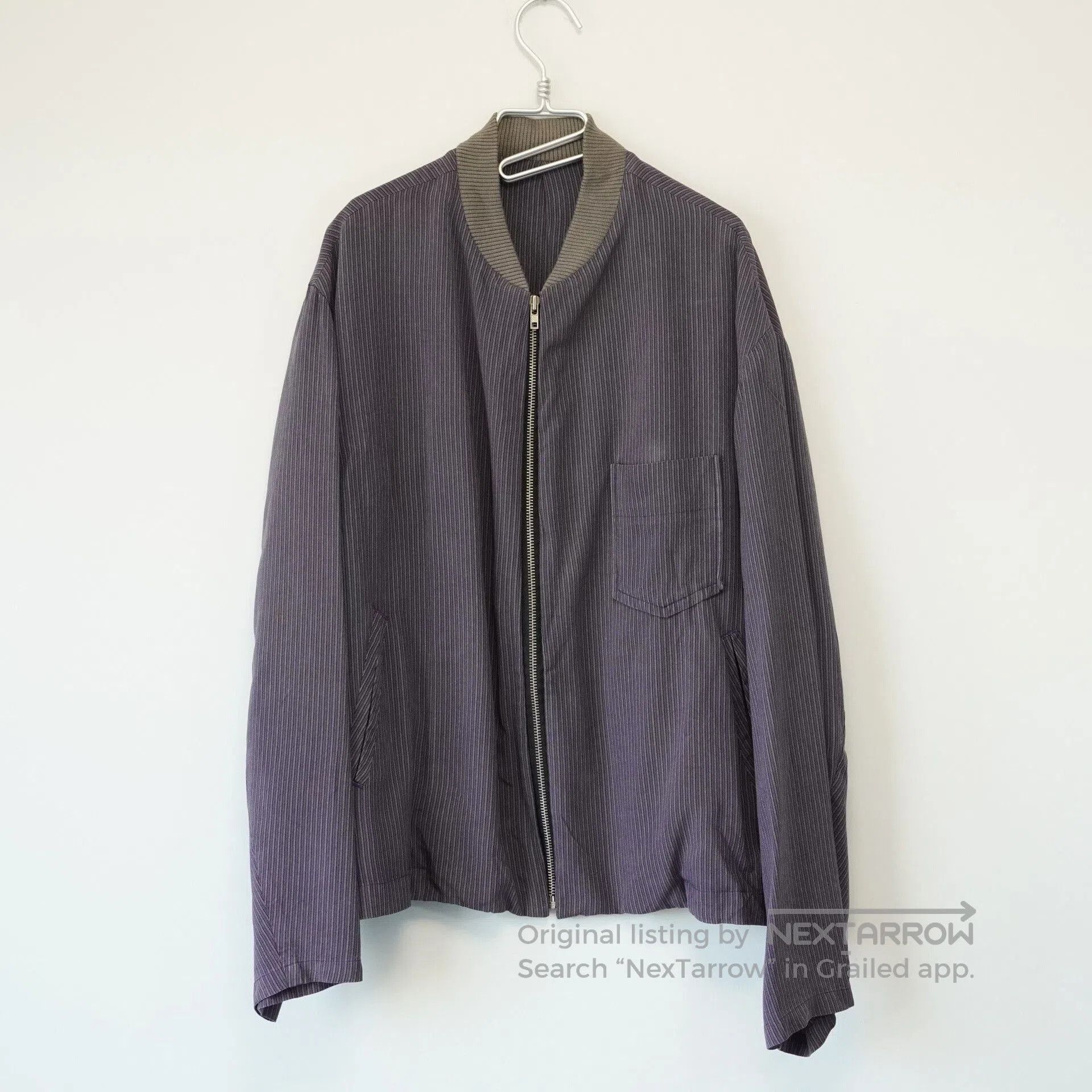 Yohji Yamamoto Yohji Yamamoto Striped Zip Jacket. Size US M / EU 48-50 / 2 - 1 Thumbnail