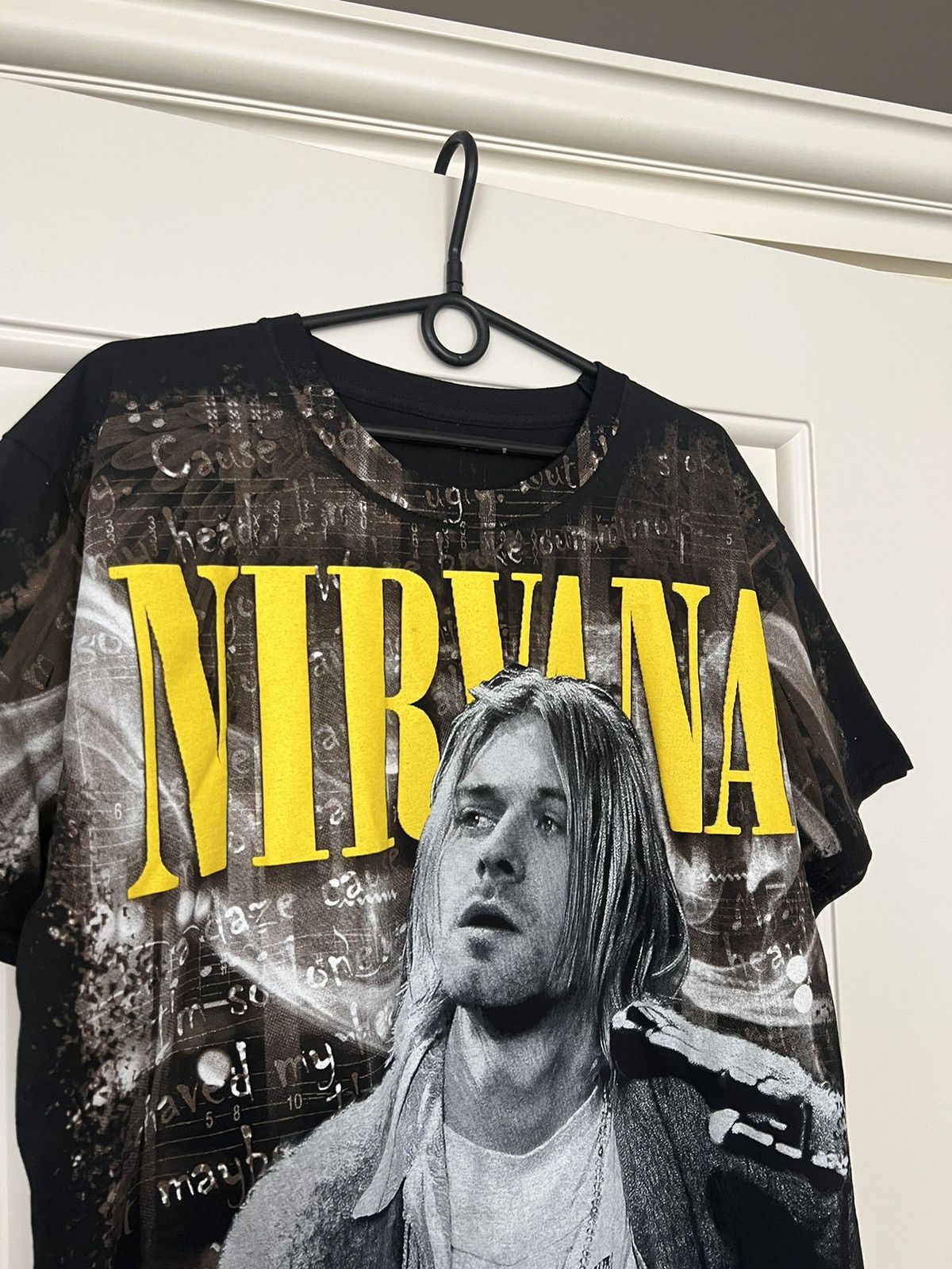 Band Tees × Nirvana 💥💥 Kurt Cobain Nirvana Band Tee Over Print Size US L / EU 52-54 / 3 - 2 Thumbnail