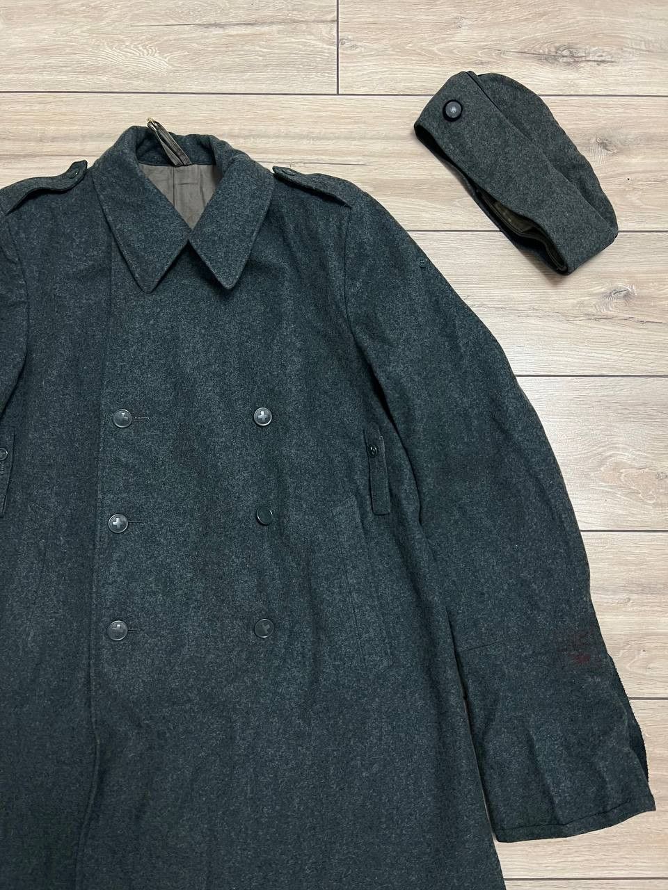 Other Vintage Swiss Army Pea Trench Wool Coat 50 BB Military Rare Size US M / EU 48-50 / 2 - 12 Thumbnail