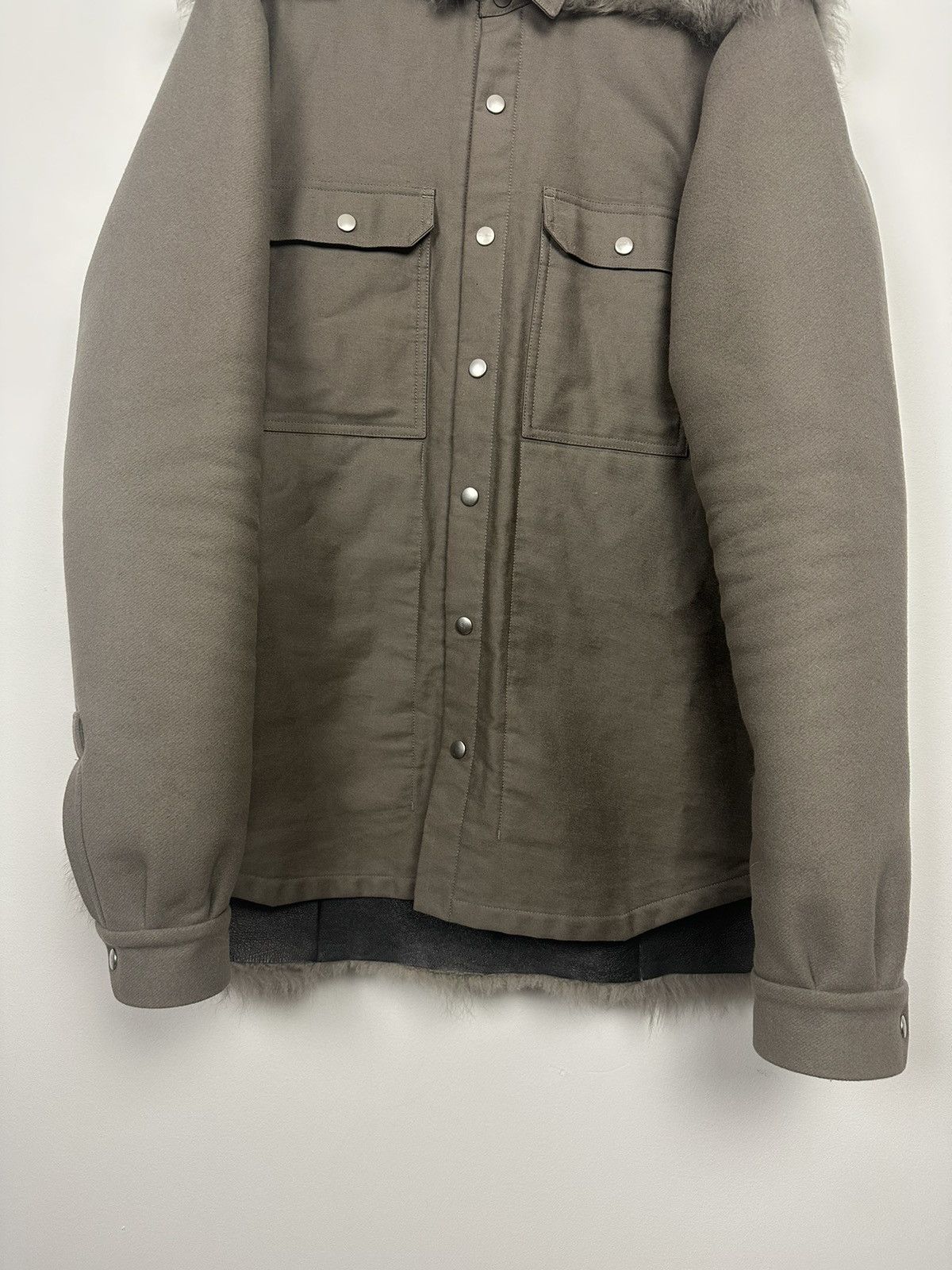 Rick Owens FW19 ‘LARRY’ Gorilla Back Overshirt Size US M / EU 48-50 / 2 - 3 Thumbnail