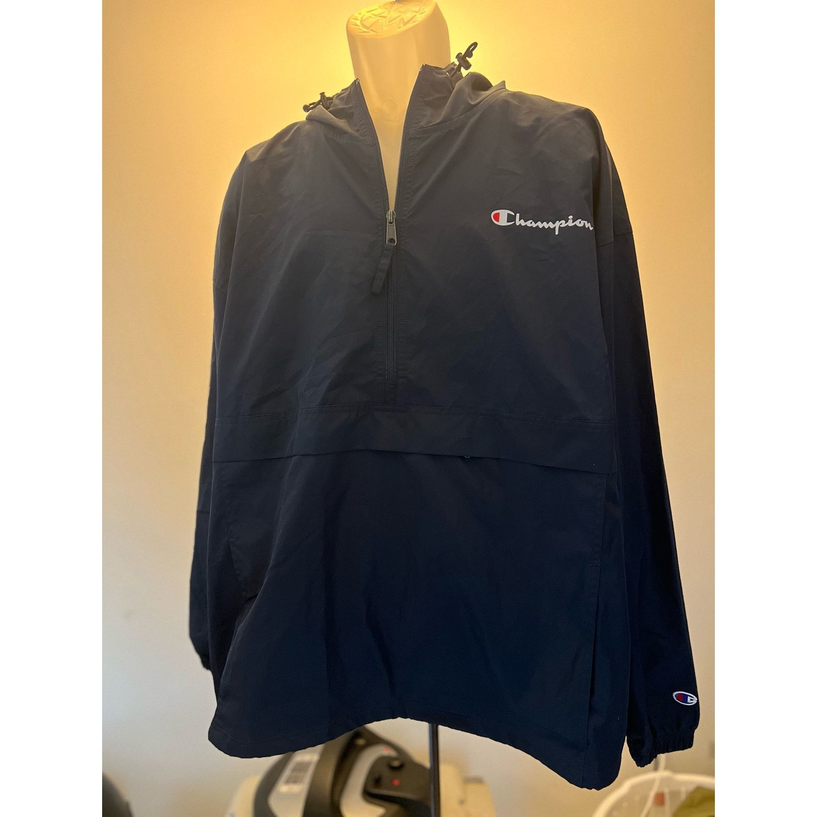 Champion Champion Men’s Windbreaker Jacket zip up Running SZ-2XL Size US XXL / EU 58 / 5 - 1 Thumbnail