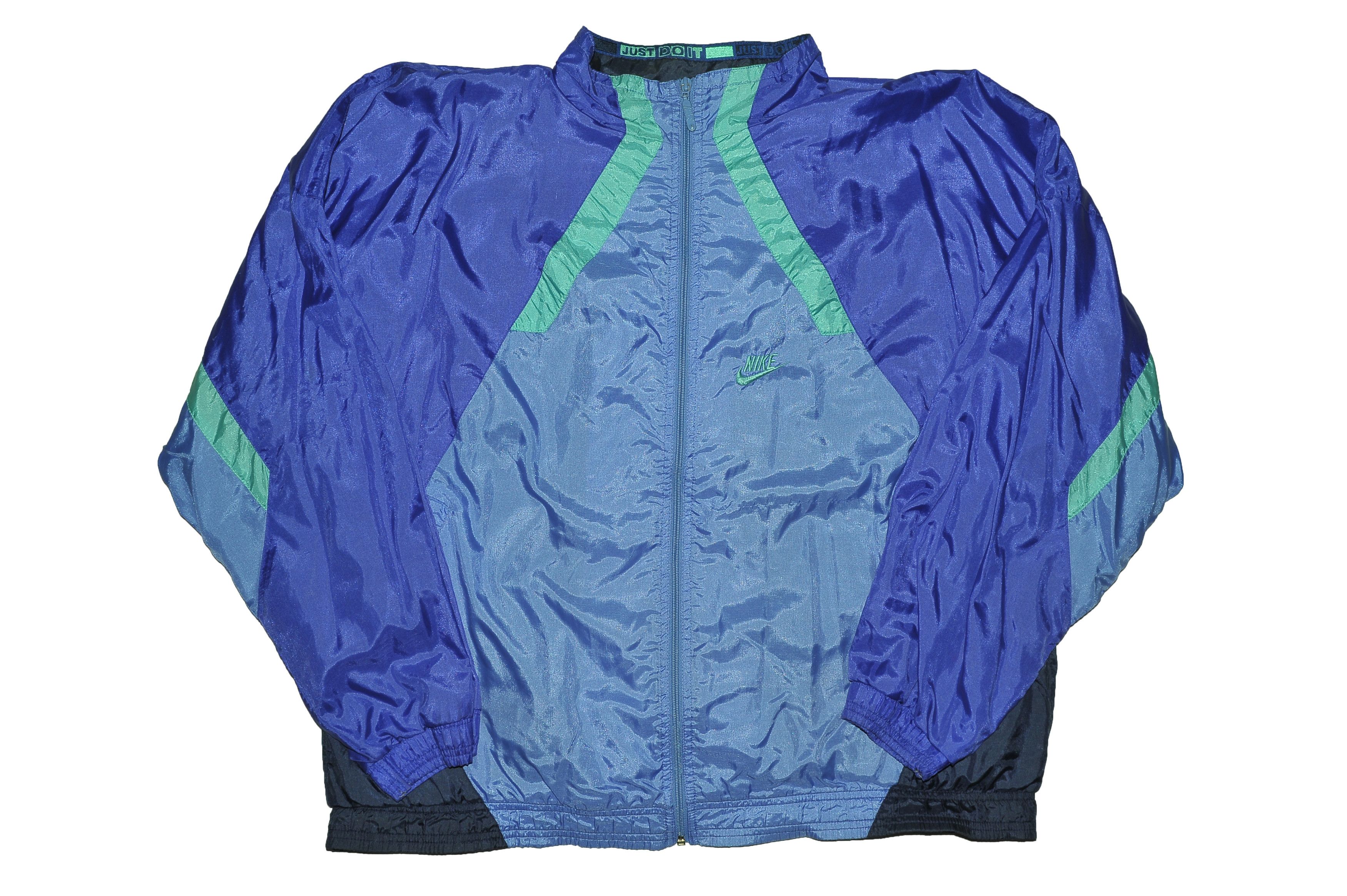 Nike Vintage 90s Nike Just Do It Windbreaker Size US L / EU 52-54 / 3 - 1 Thumbnail