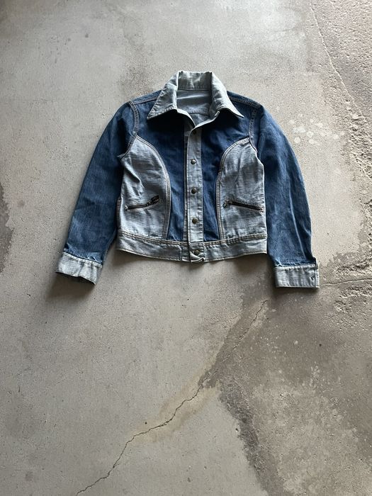 Vintage Vintage 70s Lee Two Tone Reversible denim jacket | Grailed