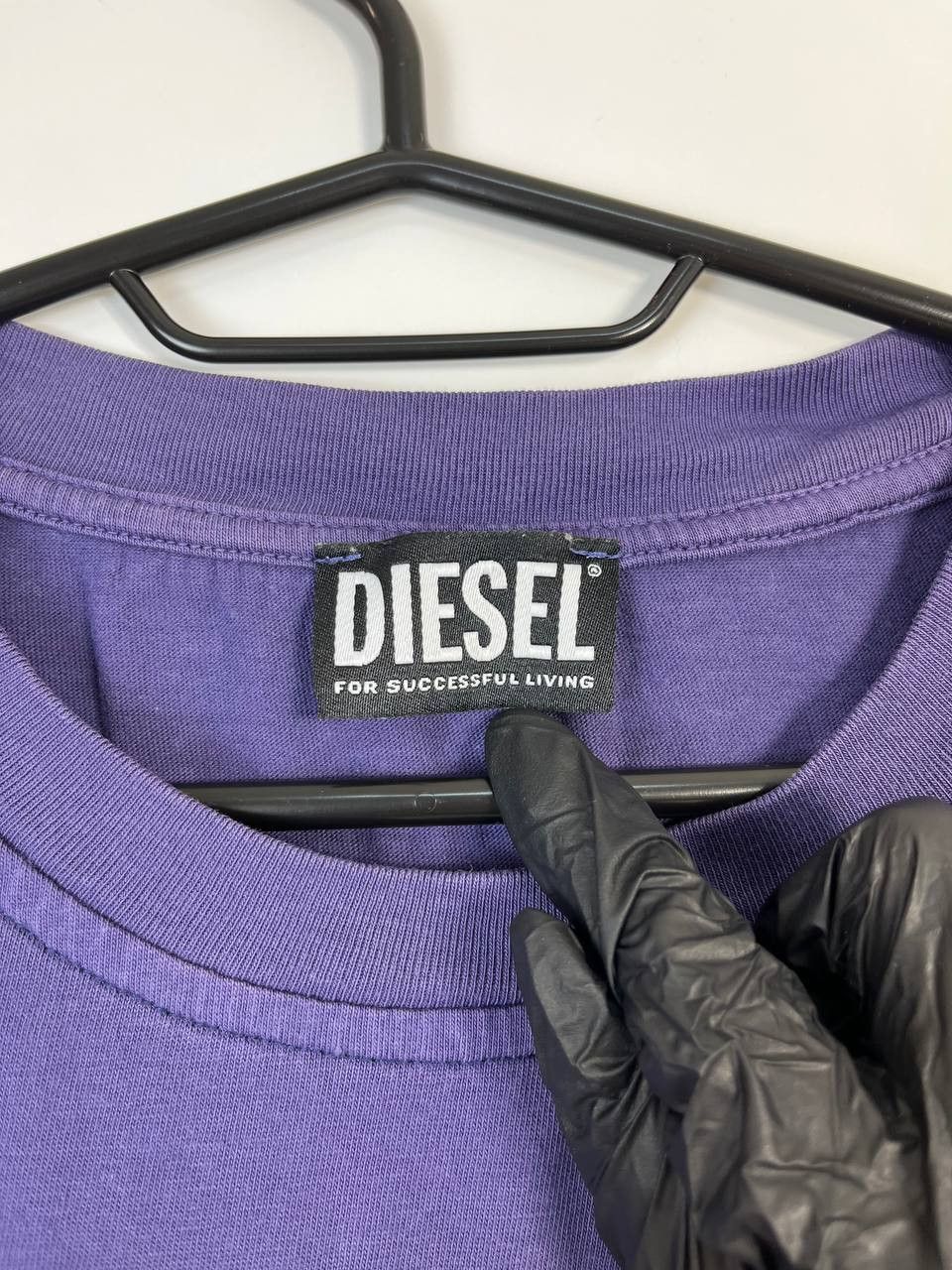 Diesel DIESEL T-Diegor-E9 Purple Logo T-Shirt Mens Size XXL Size US XXL / EU 58 / 5 - 2 Thumbnail