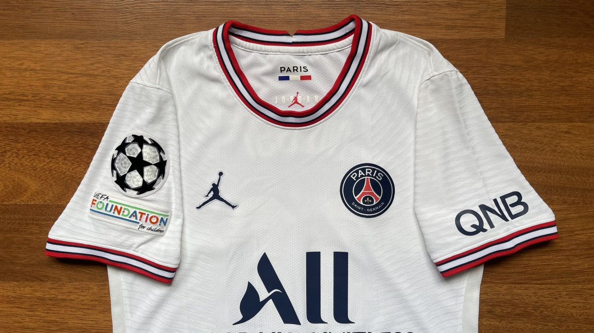 Jordan Brand × Nike × Vintage PSG NIKE 2021/22 SOCCER FOURTH PLAYER ISSUE JERSEY #30 MESSI Size US S / EU 44-46 / 1 - 3 Thumbnail