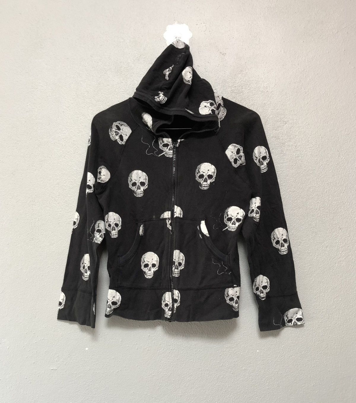 14th Addiction × Japanese Brand DEVIL NUT Zipper Hoodie All over