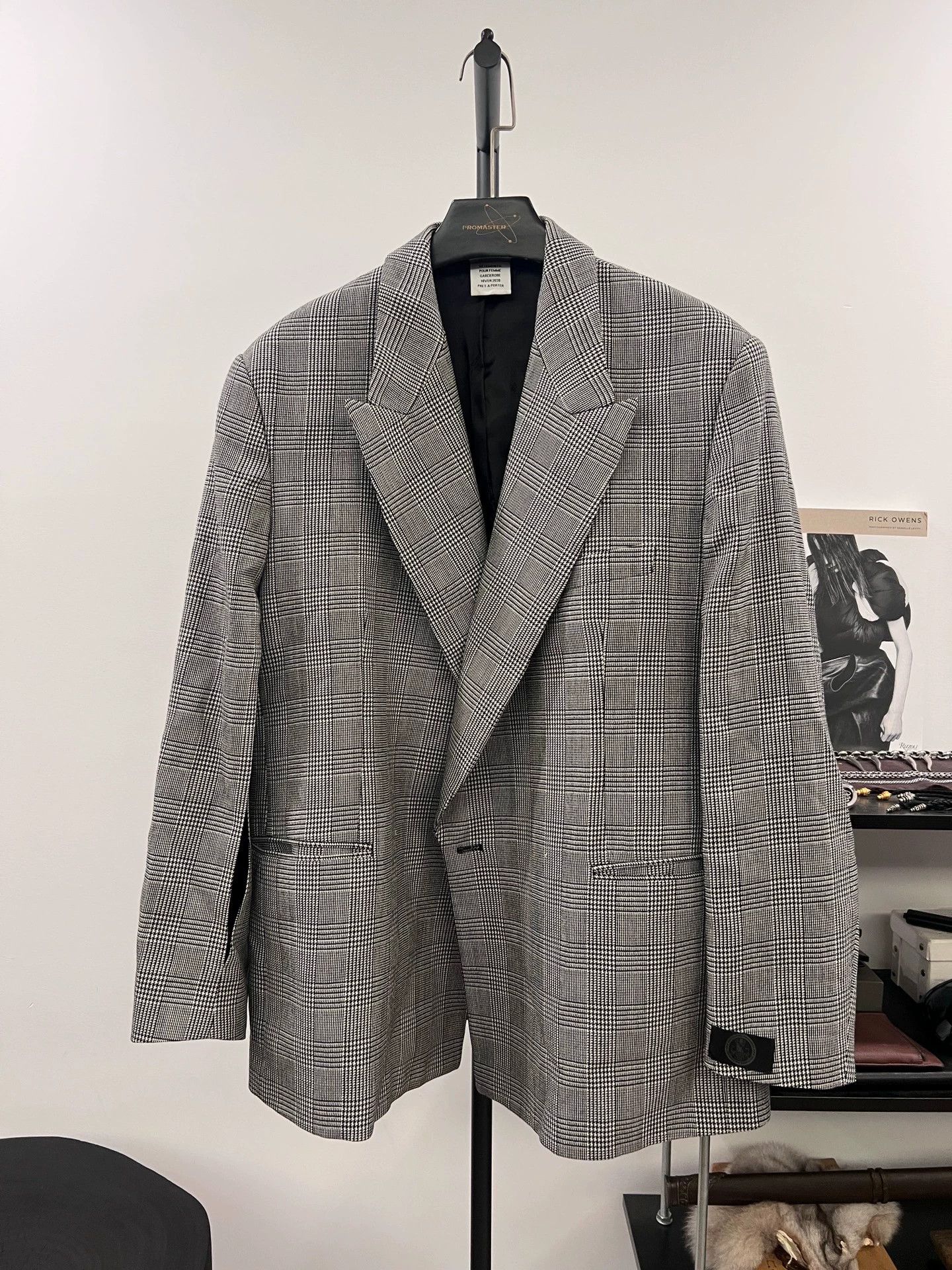 Vetements Vetements Runway Houndstooth Oversized Blazer M Size US M / EU 48-50 / 2 - 1 Thumbnail
