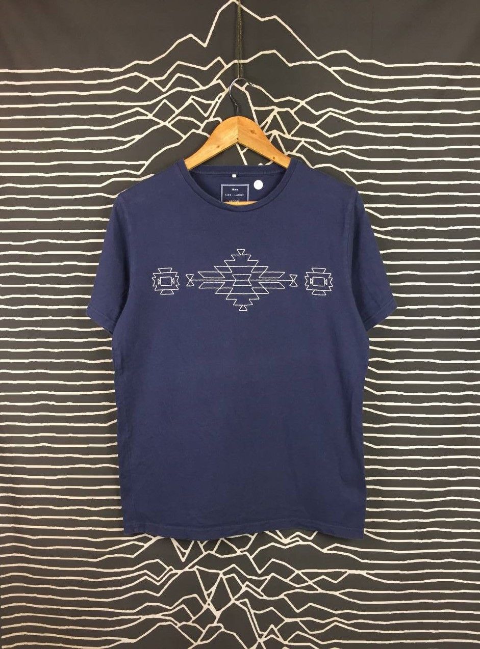 Japanese Brand IKKA Japanese Brand Navajo Aztec Style Chest Graphic Tee Size US M / EU 48-50 / 2 - 2 Thumbnail
