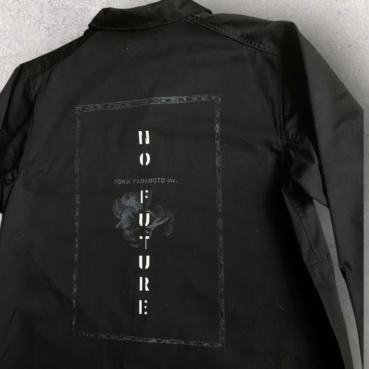 Yohji Yamamoto Ground Y oversized long cotton cardigan GA-T12-040