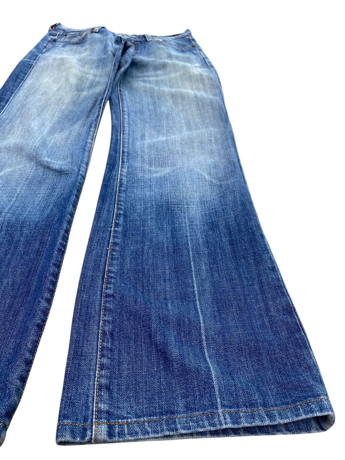Japanese Brand Japanese Brand Blue Faded Wash Style Bootcut Jeans Size US 28 / EU 44 - 7 Thumbnail