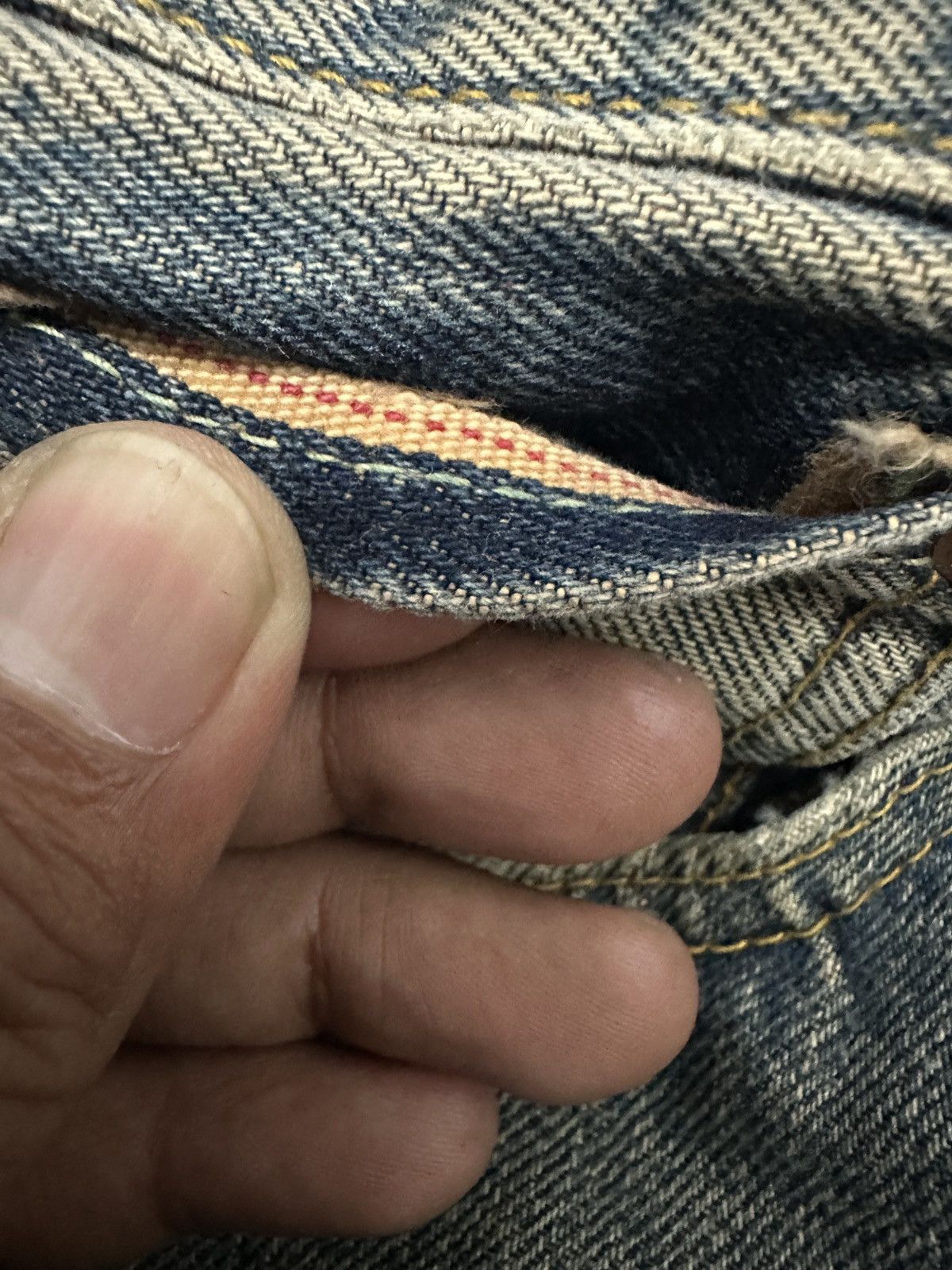 Japanese Brand 🔥🔥🔥 J.W Davis Japan Selvedge Denim Size US 34 / EU 50 - 5 Thumbnail