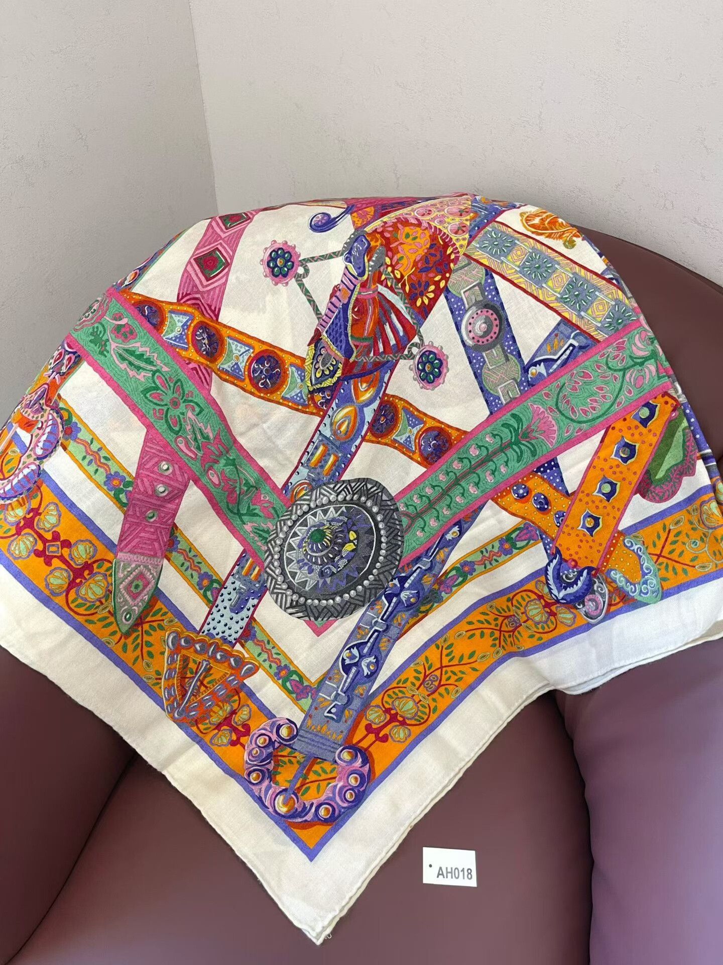 Hermes Hermès Unicorn Song Colorful Shawl Size ONE SIZE - 1 Thumbnail