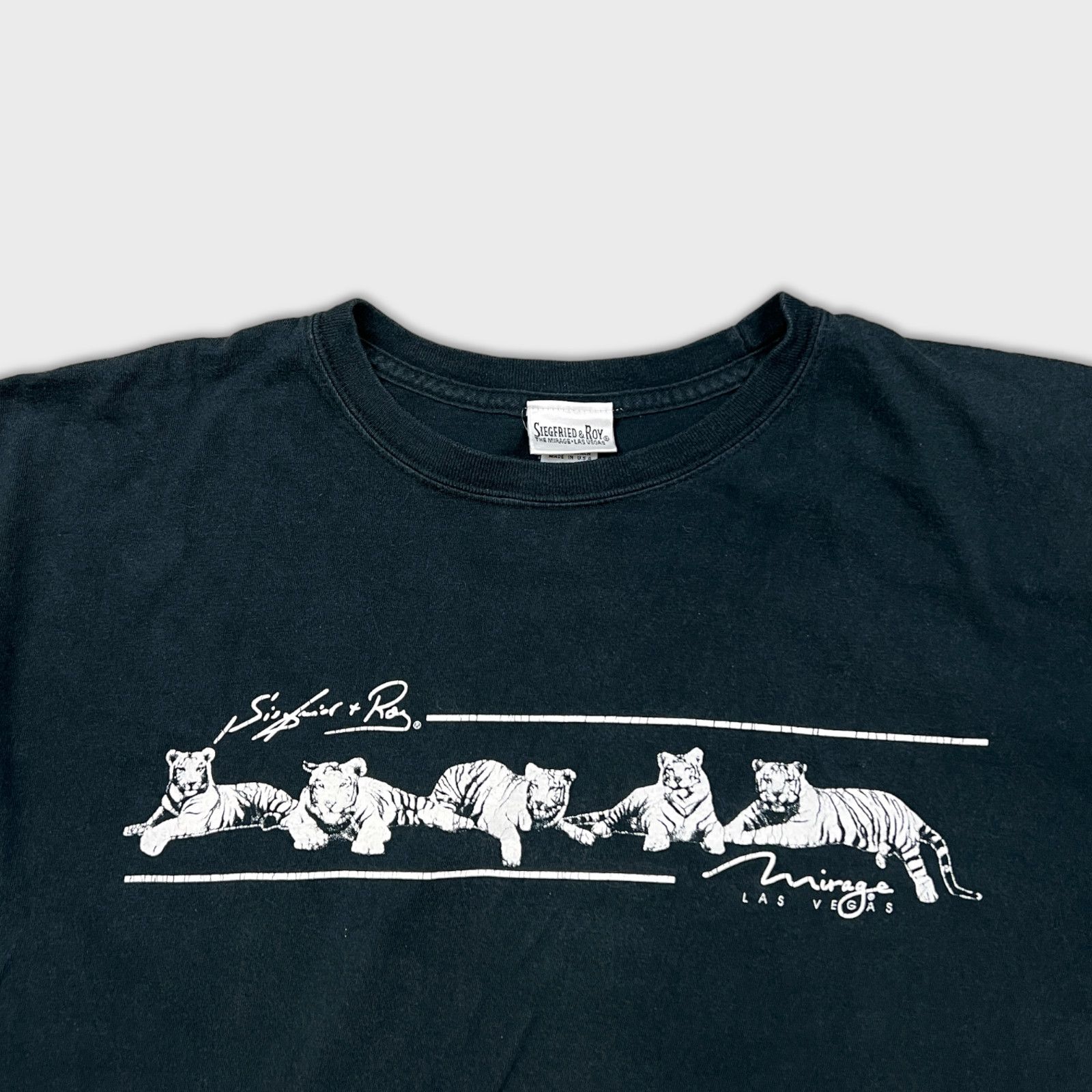 Vintage VTG 90s Siegfried & Roy Large USA Las Vegas Tiger Animal Tee Size US L / EU 52-54 / 3 - 2 Thumbnail