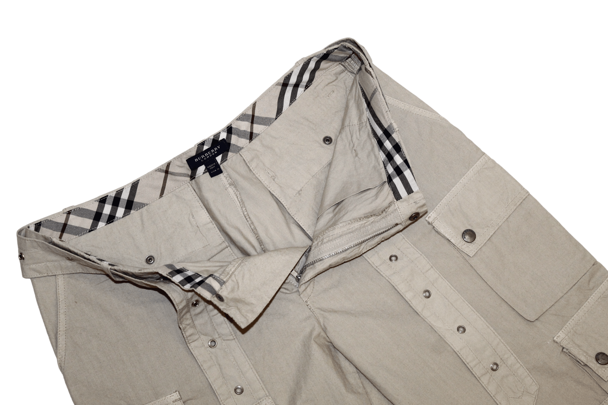 Burberry Burberry London Belted Multipockets Wide-leg Parachute Pants Size US 32 / EU 48 - 5 Thumbnail