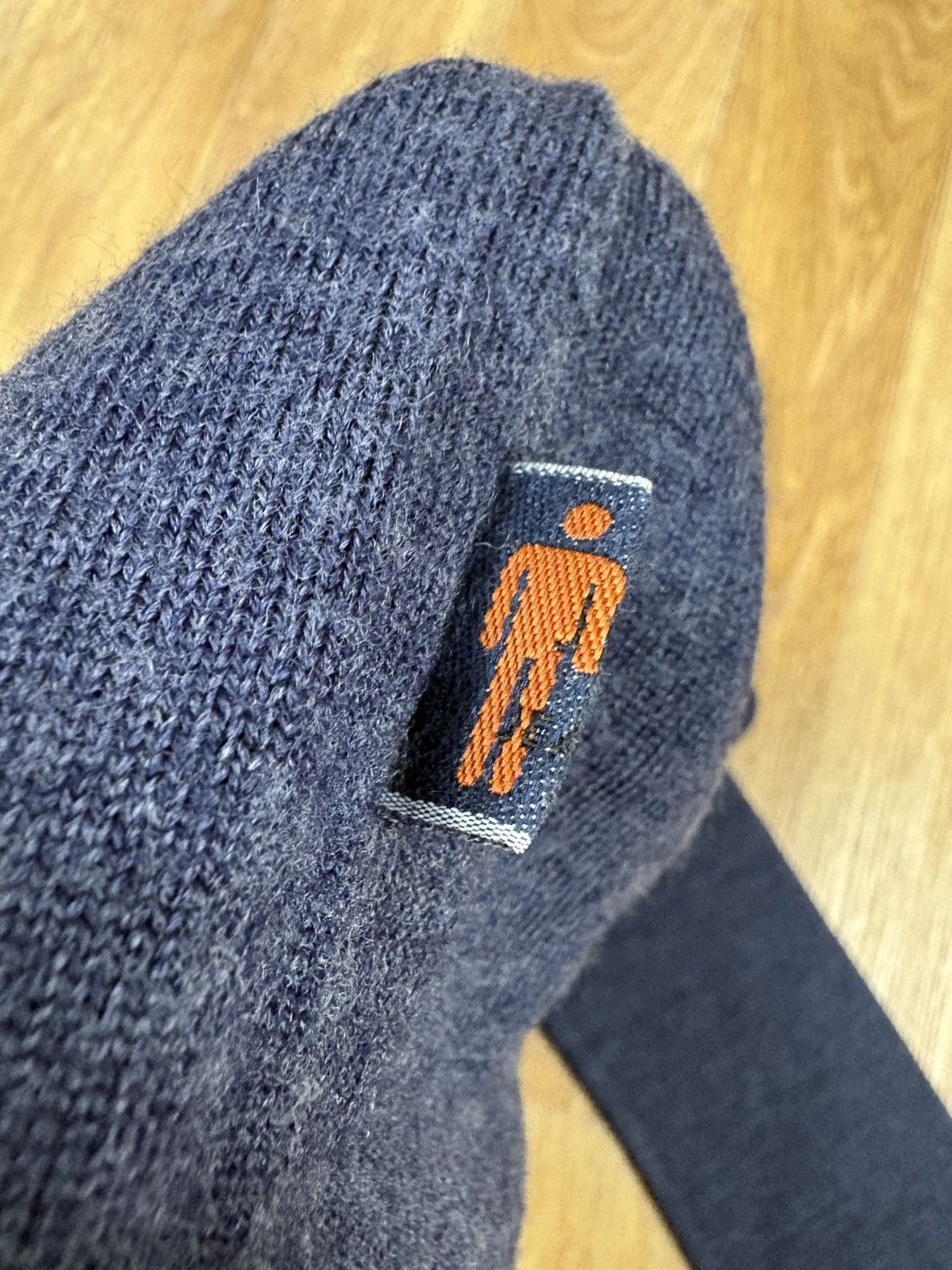 Jean Paul Gaultier × Vintage Jean Paul Gaultier Vintage 3-D knitted Logo JPG Sweater Y2K Size XS / US 0-2 / IT 36-38 - 7 Thumbnail