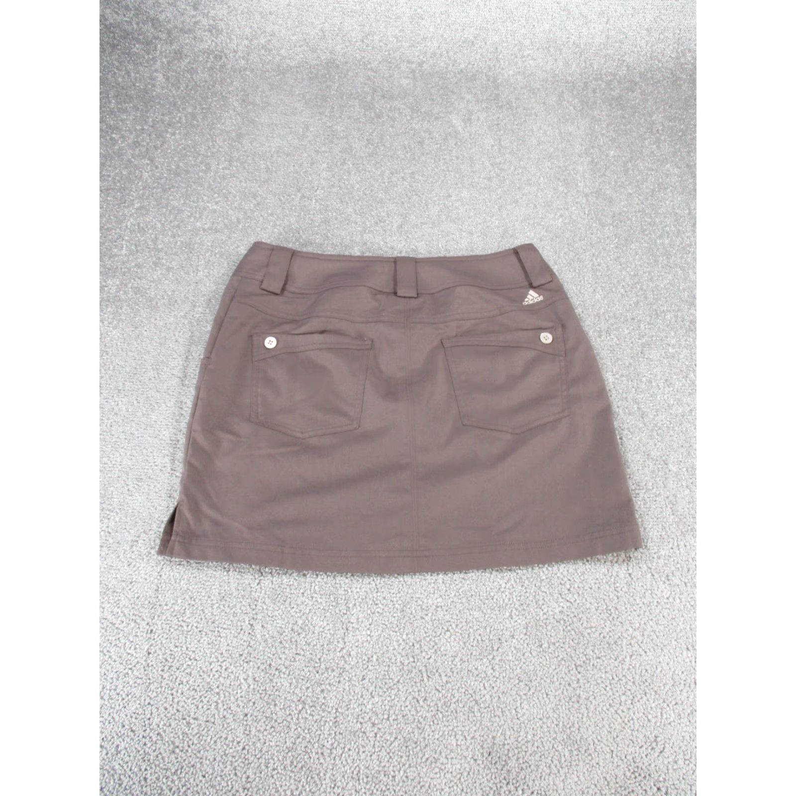 Adidas VINTAGE Adidas Skirt Womens 4 Climacool Brown Lightweight Mini Golf Size 27" / US 4 / IT 40 - 8 Thumbnail