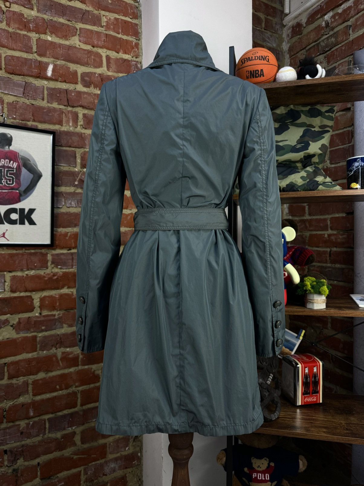 Stella McCartney × Vintage STELLA McCARTNEY 2008 Massive Button Belt Trench Jacket Size M / US 6-8 / IT 42-44 - 9 Thumbnail
