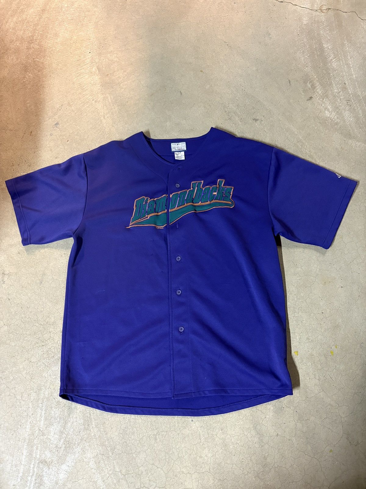 MLB Vintage Arizona Diamondbacks 2000 Jersey Purple Size XL Size US XL / EU 56 / 4 - 1 Thumbnail