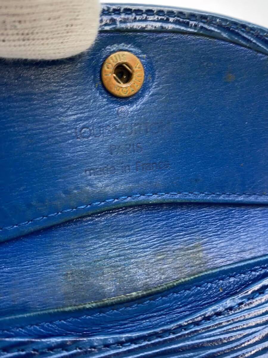 Louis Vuitton Louis Vuitton Epi Porto Monnaie Simple Leather Blue Size ONE SIZE - 3 Thumbnail