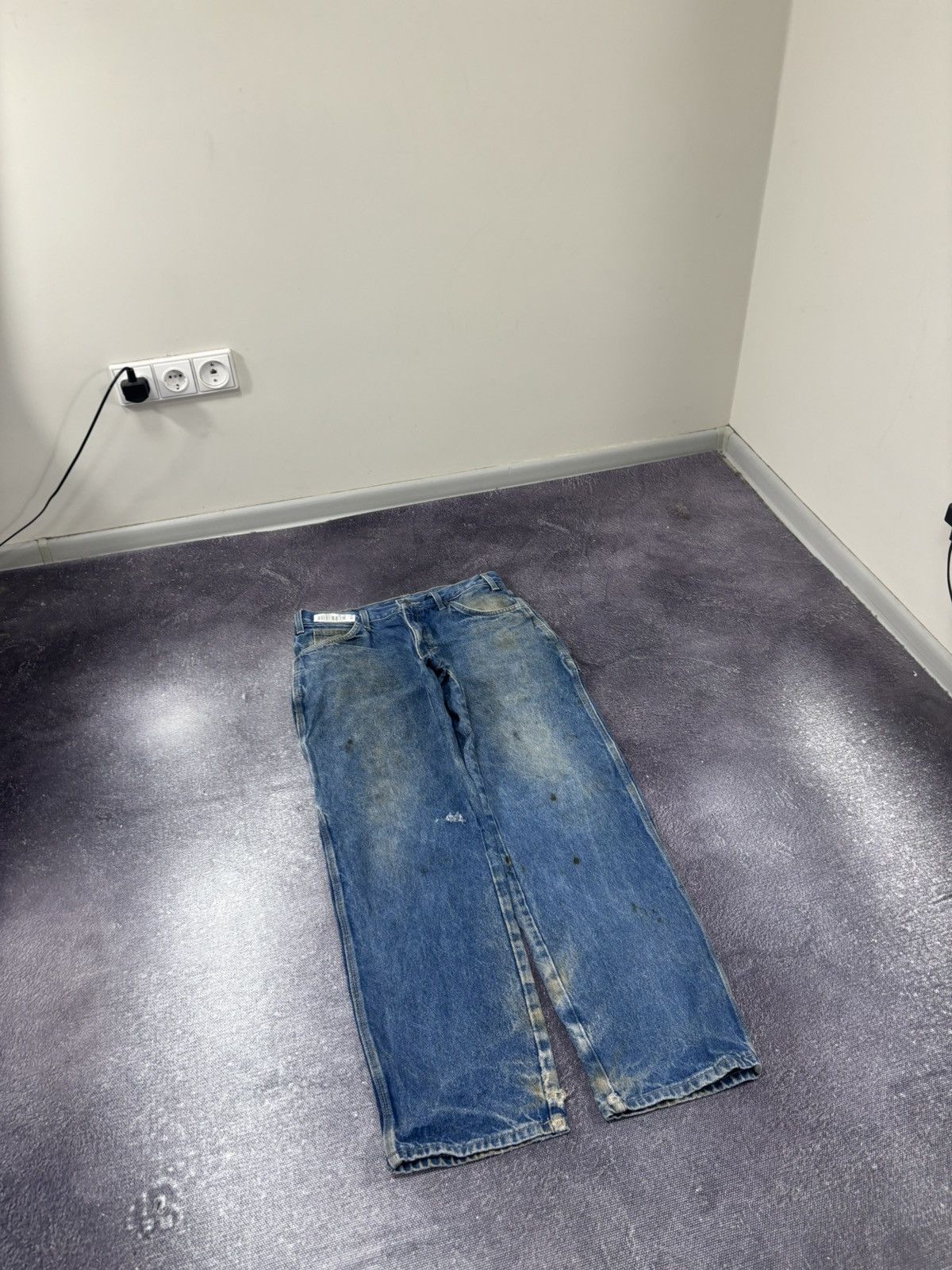 Dickies Vintage Dickies Distressed Denim USA Work Hype Baggy Jeans Size US 32 / EU 48 - 8 Thumbnail