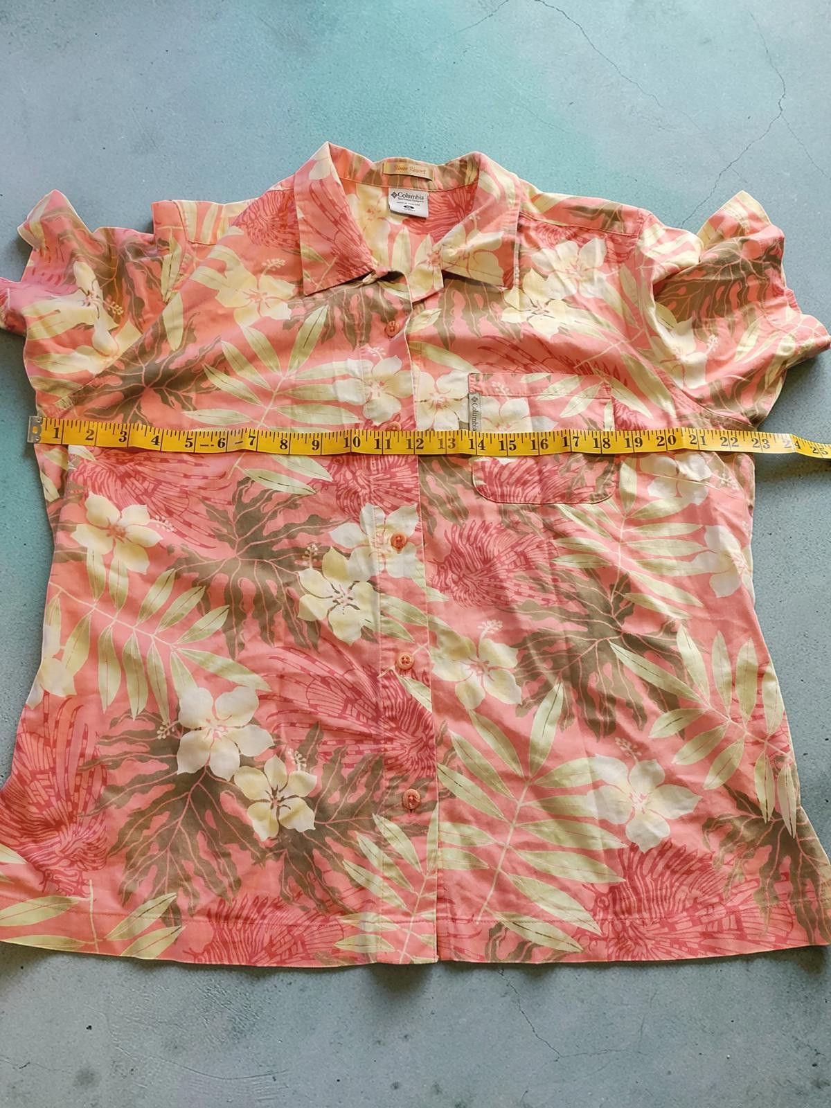 Columbia Columbia River Resort Floral Print Short Sleeve Blouse Size Size XL / US 12-14 / IT 48-50 - 6 Thumbnail