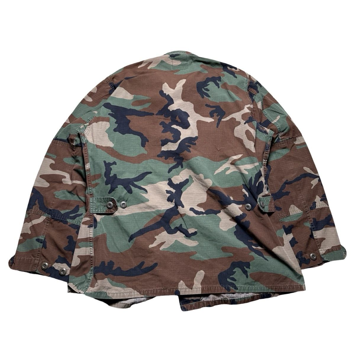 Other Vintage USGI Jacket Mens M Long Woodland Camo Ripstop BDU Size US M / EU 48-50 / 2 - 8 Thumbnail