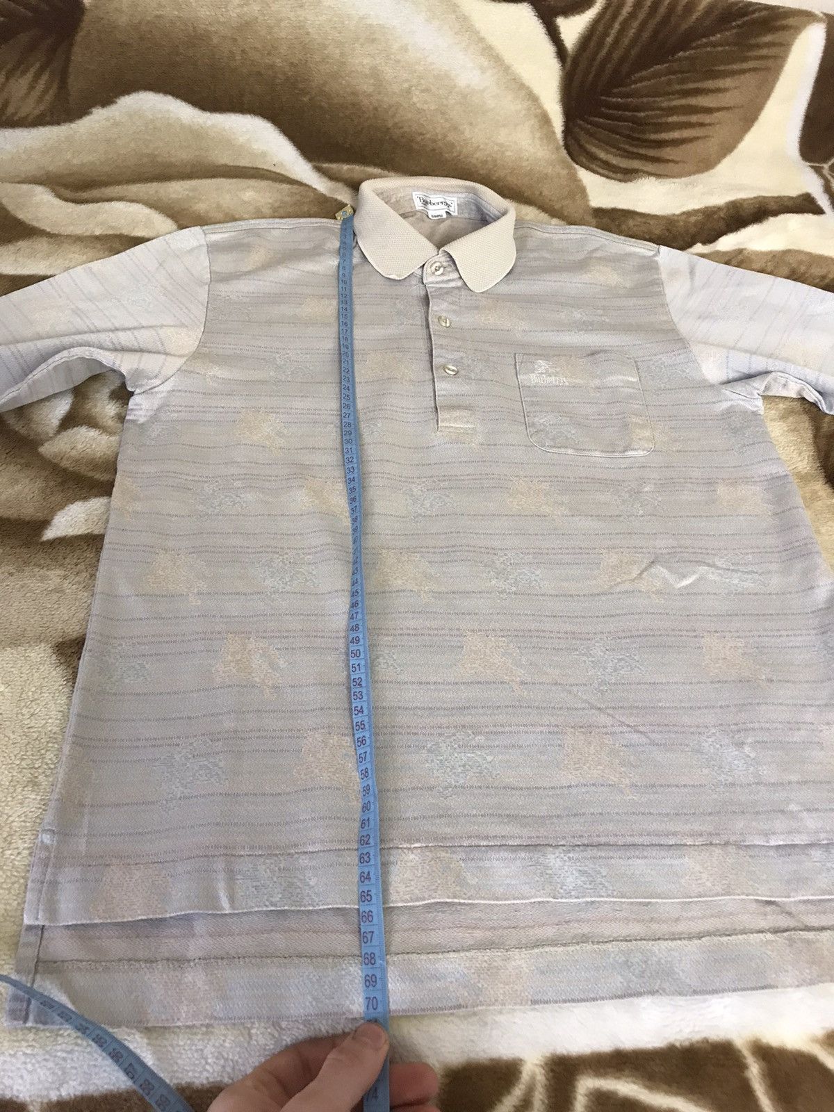Burberry 🔥 90s Burberrys Rare Monogram Polo Long Sleeve Shirt Rugby Size US S / EU 44-46 / 1 - 17 Thumbnail