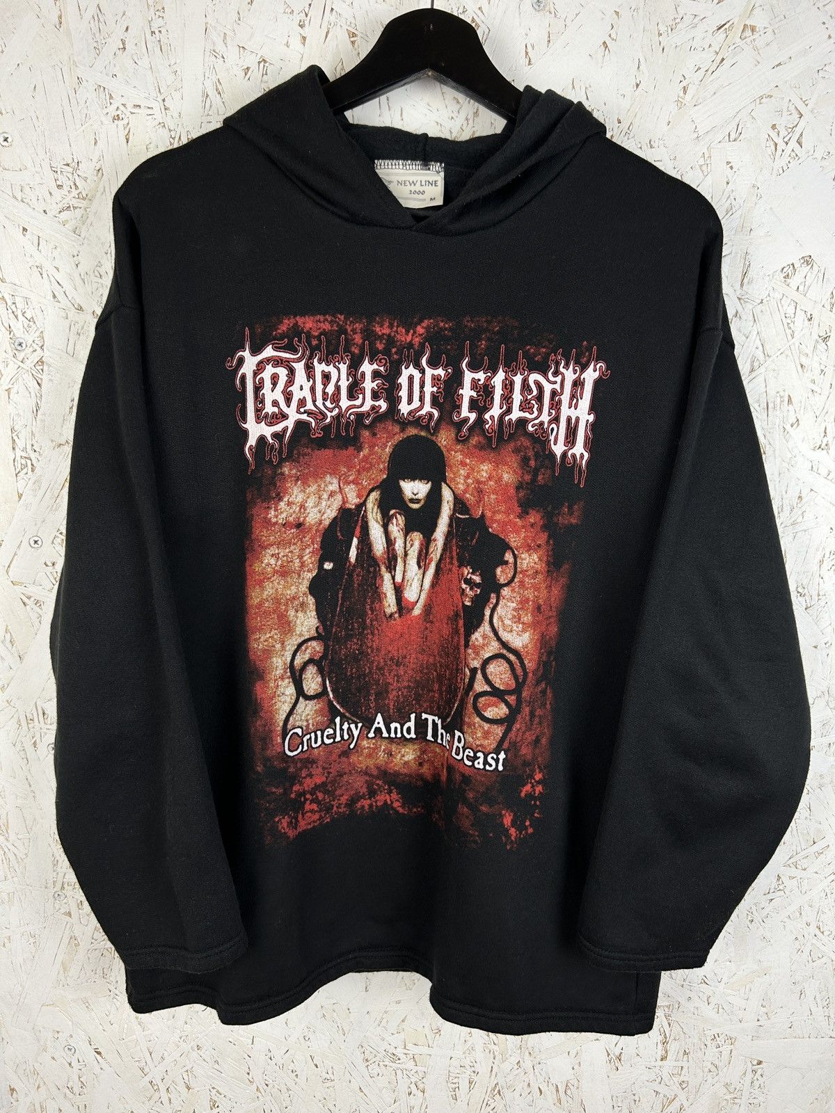 Band Tees 90s Cradle Of Filth Cruelty And The Beast Metal Boot Hoodie Size US M / EU 48-50 / 2 - 1 Thumbnail