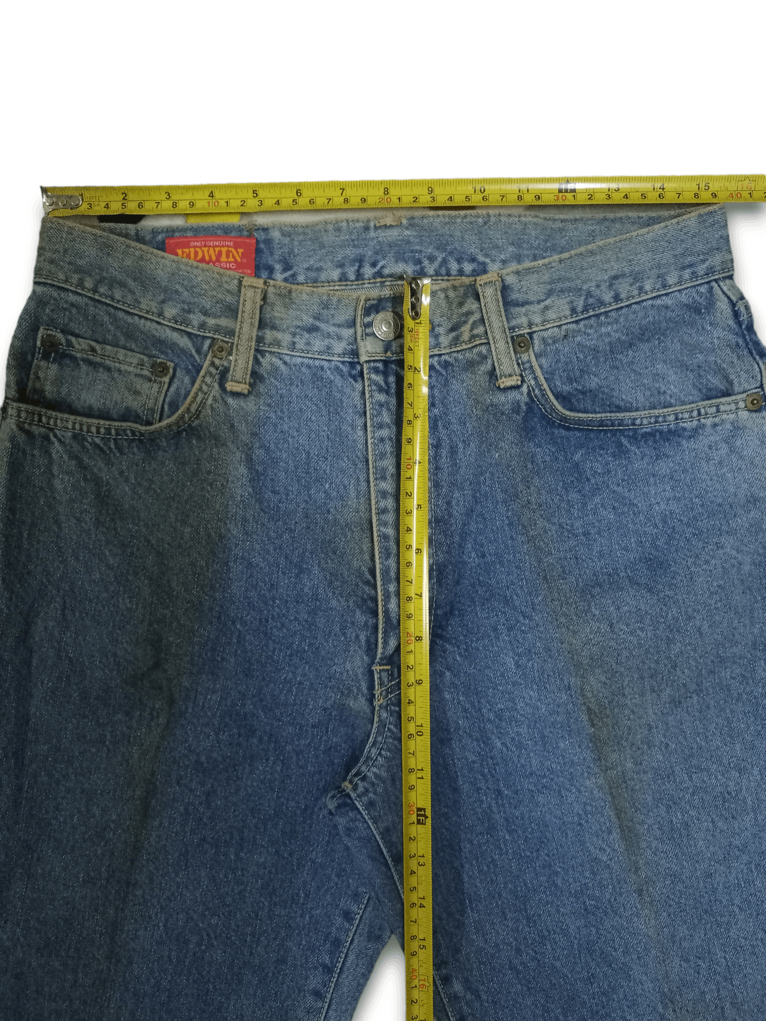 Edwin Vintage Edwin 1962 US Classic Grunge Style Baggy Jeans 31x26 Size US 31 - 12 Thumbnail