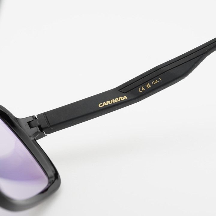 Carrera Carrera CARRERA 4017/S 0807 TE Sunglasses Black Shield Frame Size ONE SIZE - 6 Thumbnail