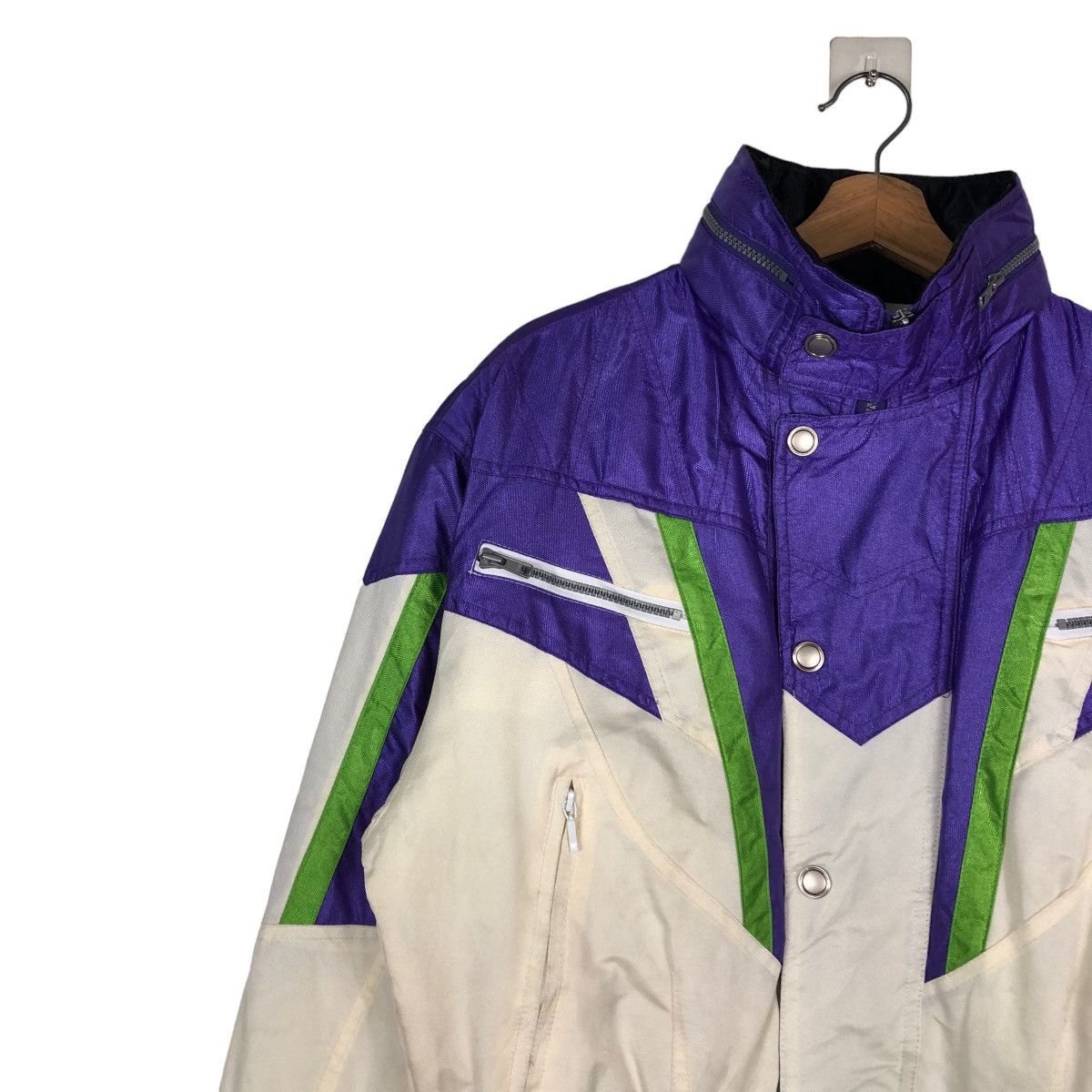 Japanese Brand 📌VINTAGE CROPPED BIKER SKI JACKET SHARPLIN ISSEY MIYAKE Size US M / EU 48-50 / 2 - 11 Thumbnail