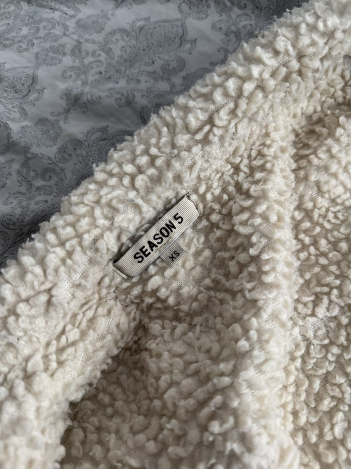 Yeezy Yeezy Season 5 Sherpa Denim Work Jacket ‘Ivory’ Size US XS / EU 42 / 0 - 4 Thumbnail