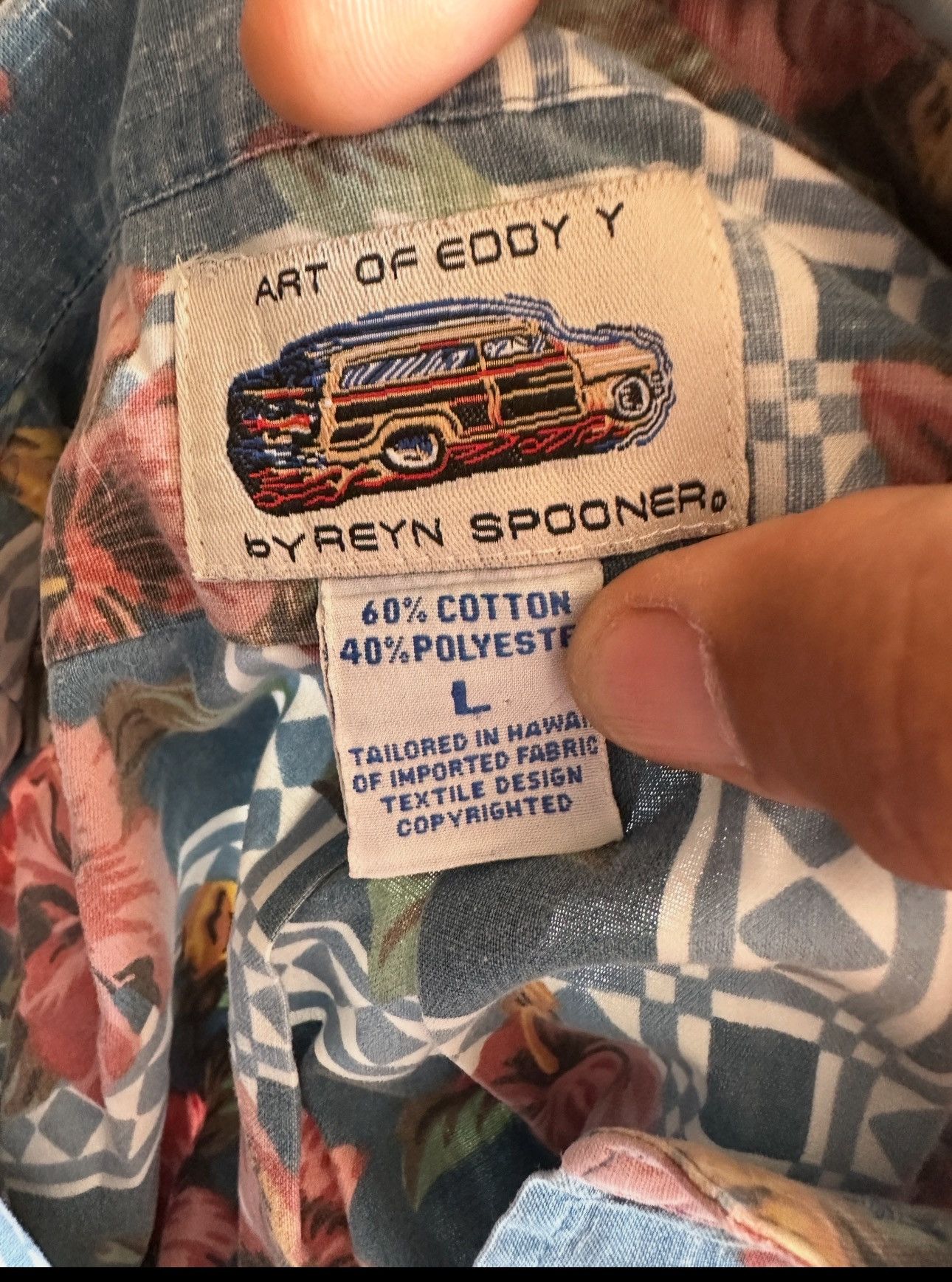 Reyn Spooner PreOwned Reyn Spooner Hawaiian Print Multicolored Men's L Size US L / EU 52-54 / 3 - 4 Thumbnail