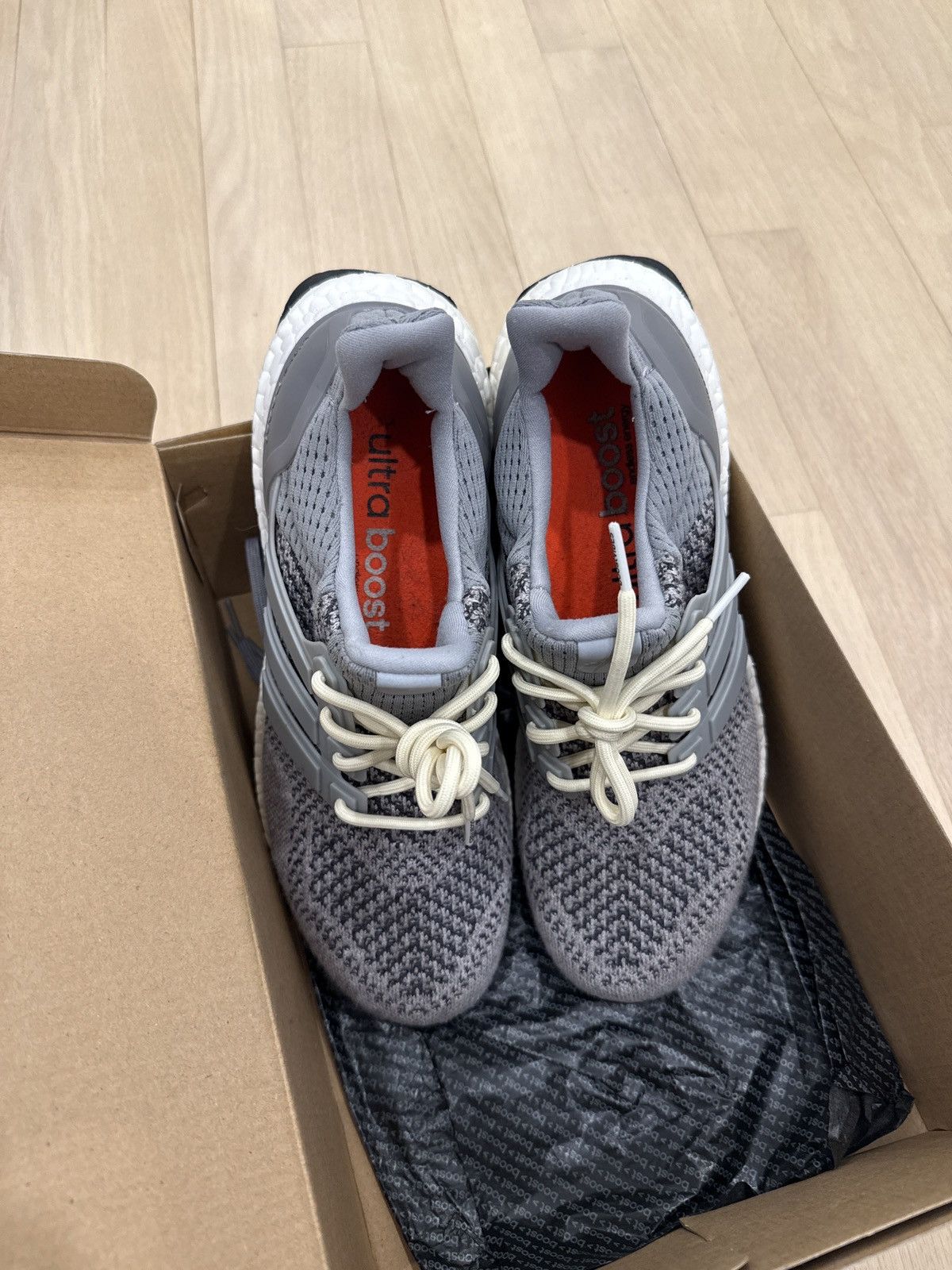Adidas Adidas UltraBoost 1.0 Wool Grey 2015 Size US 8 / EU 41 - 10 Thumbnail