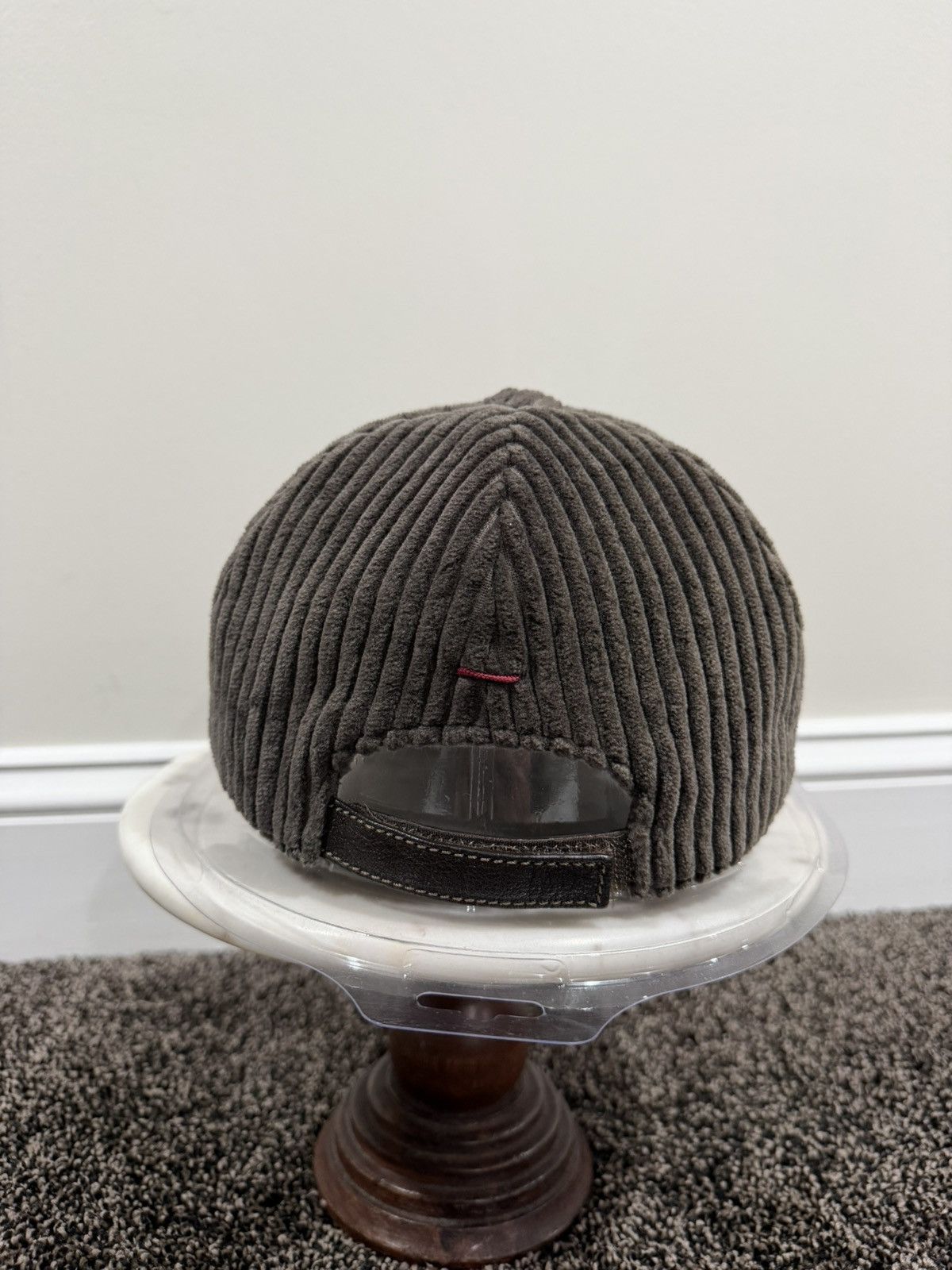 Brunello Cucinelli Brunello Cucinelli Shiny Gray Corduory Baseball Cap Hat Size ONE SIZE - 3 Thumbnail