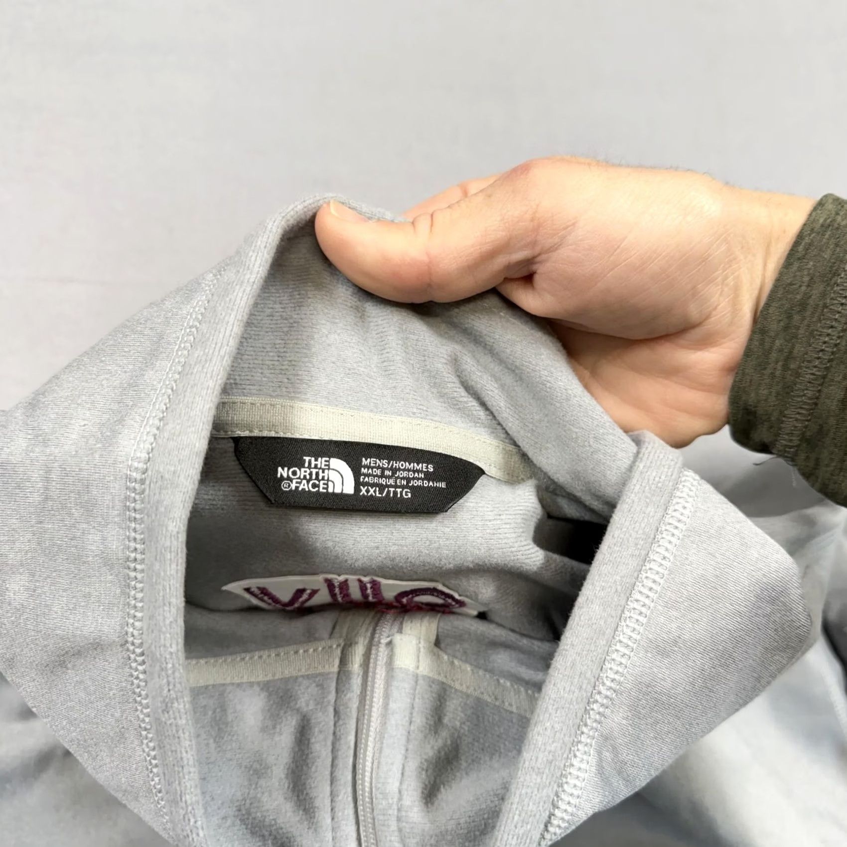 The North Face The North Face Pullover Mens 2XL Gray Tech 1/4 Zip Fleece Long Sleeve Top Hiking Size US XXL / EU 58 / 5 - 5 Thumbnail