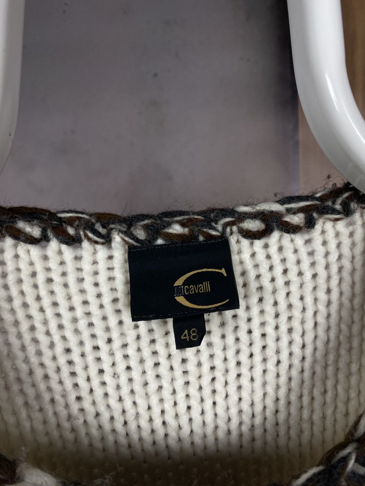 Roberto Cavalli 🍷Sweatshirt Sweater Just Roberto Cavalli Knit🍷 Size XL / US 12-14 / IT 48-50 - 10 Thumbnail