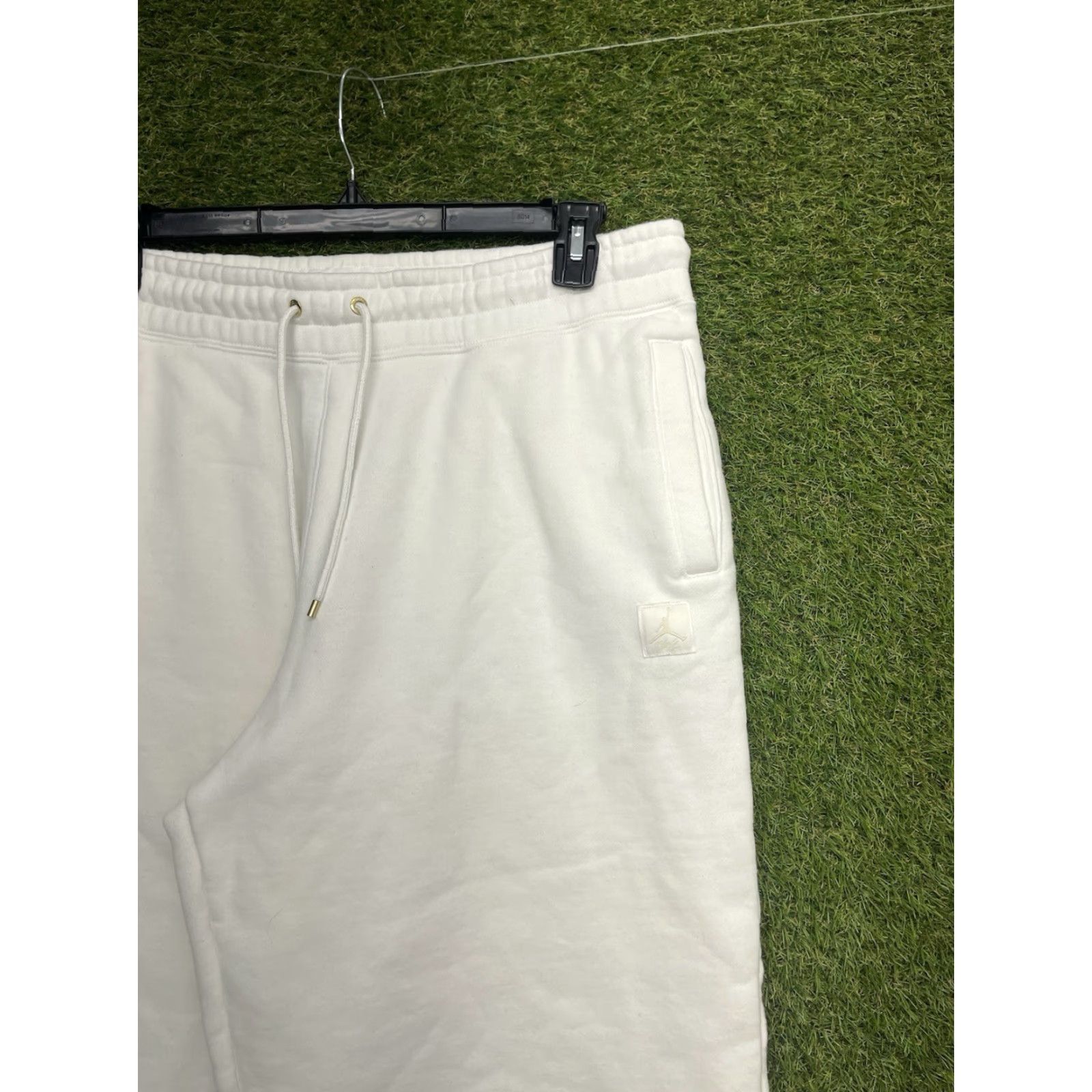 Nike VINTAGE Nike Jordan Sweatpants Womens XL Baggy White Fleece Thick Flight Jogger Sports Y2K Size 40" / US 18 - 3 Thumbnail