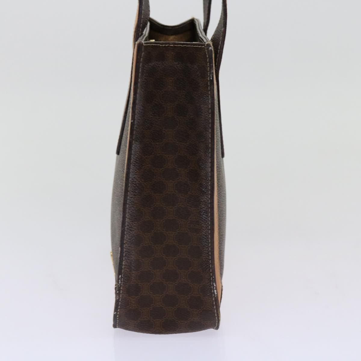 Celine CELINE Macadam Canvas Hand Bag Pvc Brown Size ONE SIZE - 4 Thumbnail