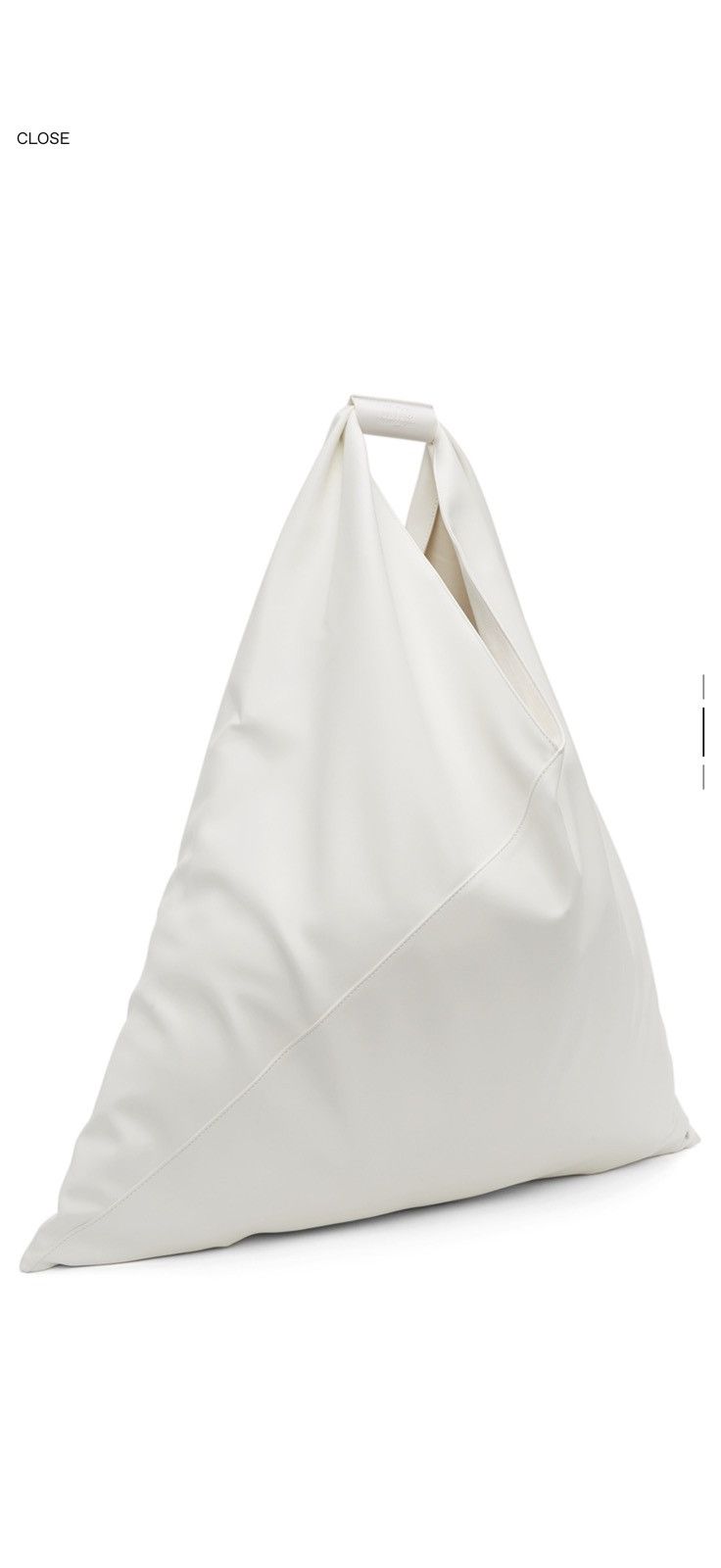 MM6 Maison margiela xxl triangle faux leather bag Size ONE SIZE - 2 Thumbnail