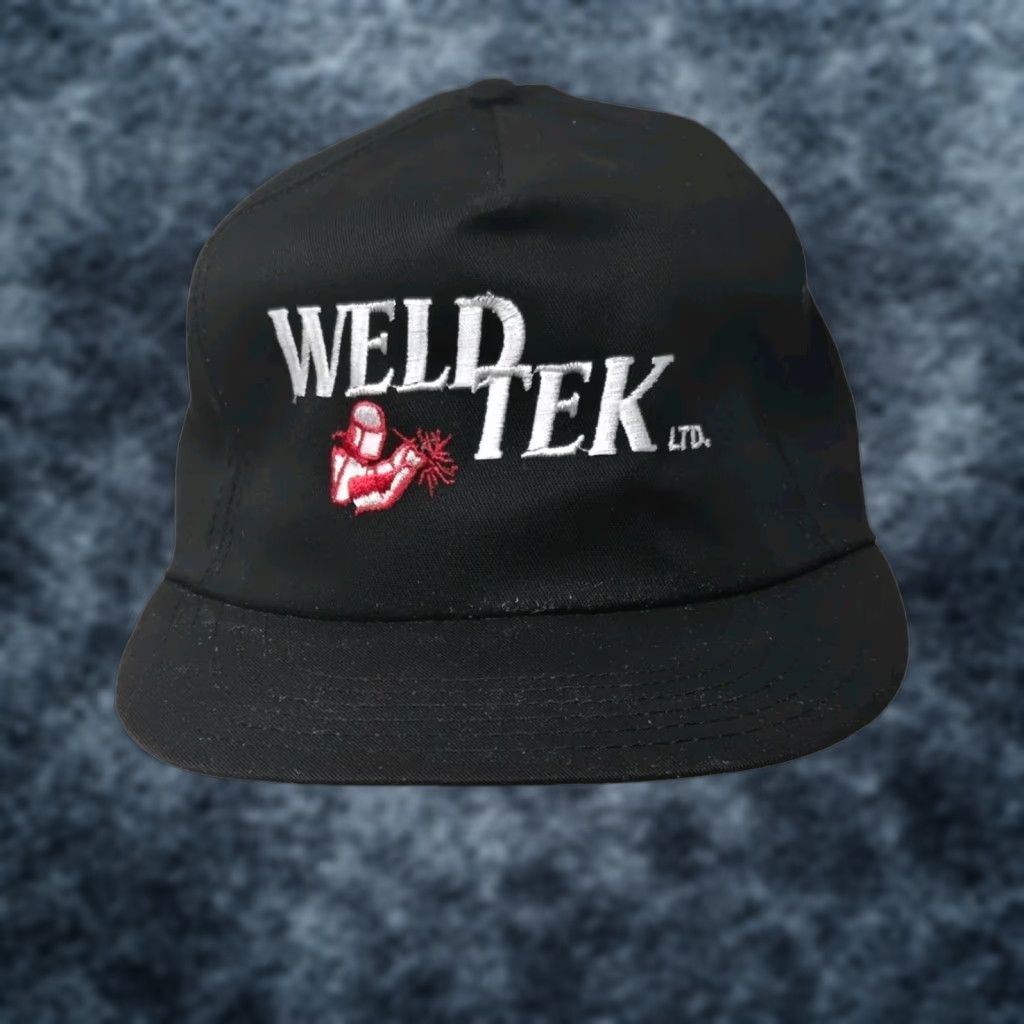 Vintage VINTAGE Weld Tek Trucker Hat Welding Made In The USA Hat Adjustable Black Men One Size USA Men Size ONE SIZE - 1 Thumbnail