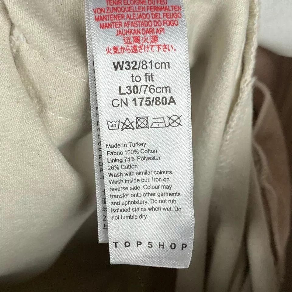 Topshop Topshop Jeans Men's 32x30 Tapered Leg Denim Peach Adults Size US 32 / EU 48 - 9 Thumbnail